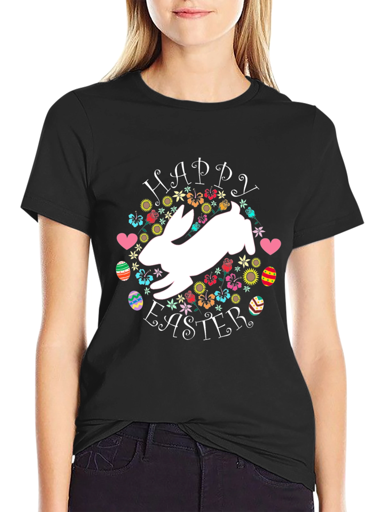 Happy Easter Bunny Graphic T-Shirt