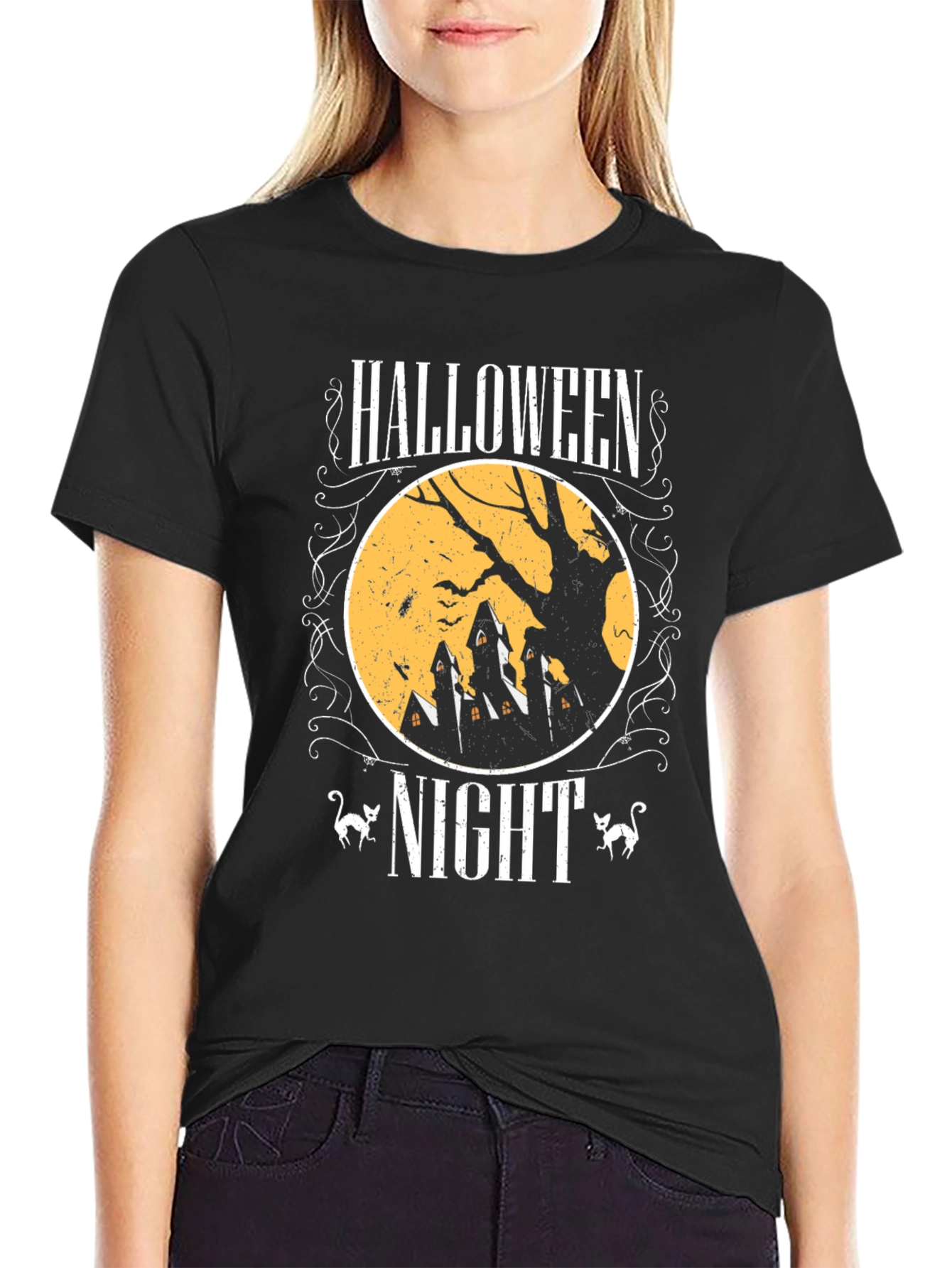 Halloween Night Graphic Tee