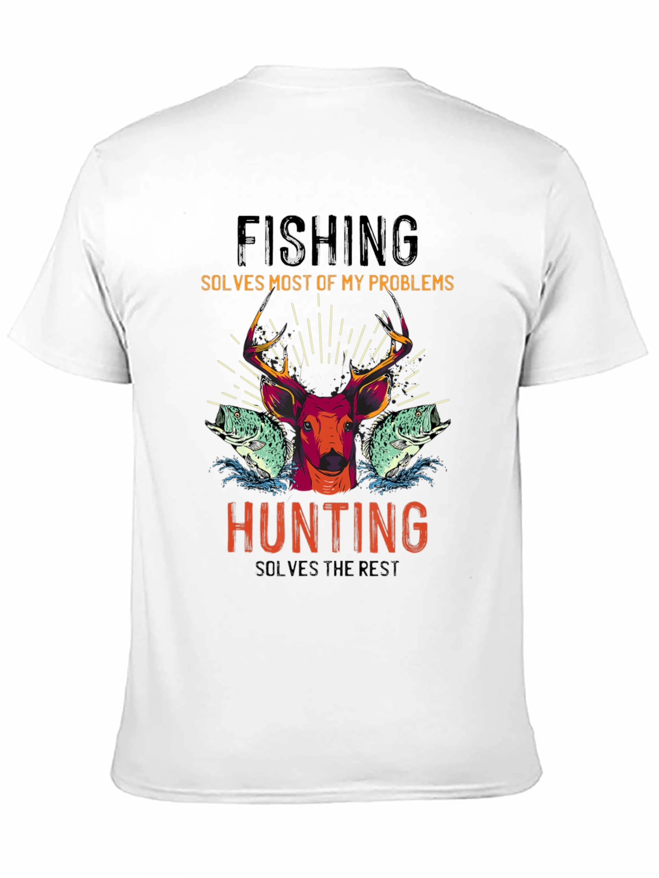 Fishing & Hunting Graphic T-Shirt