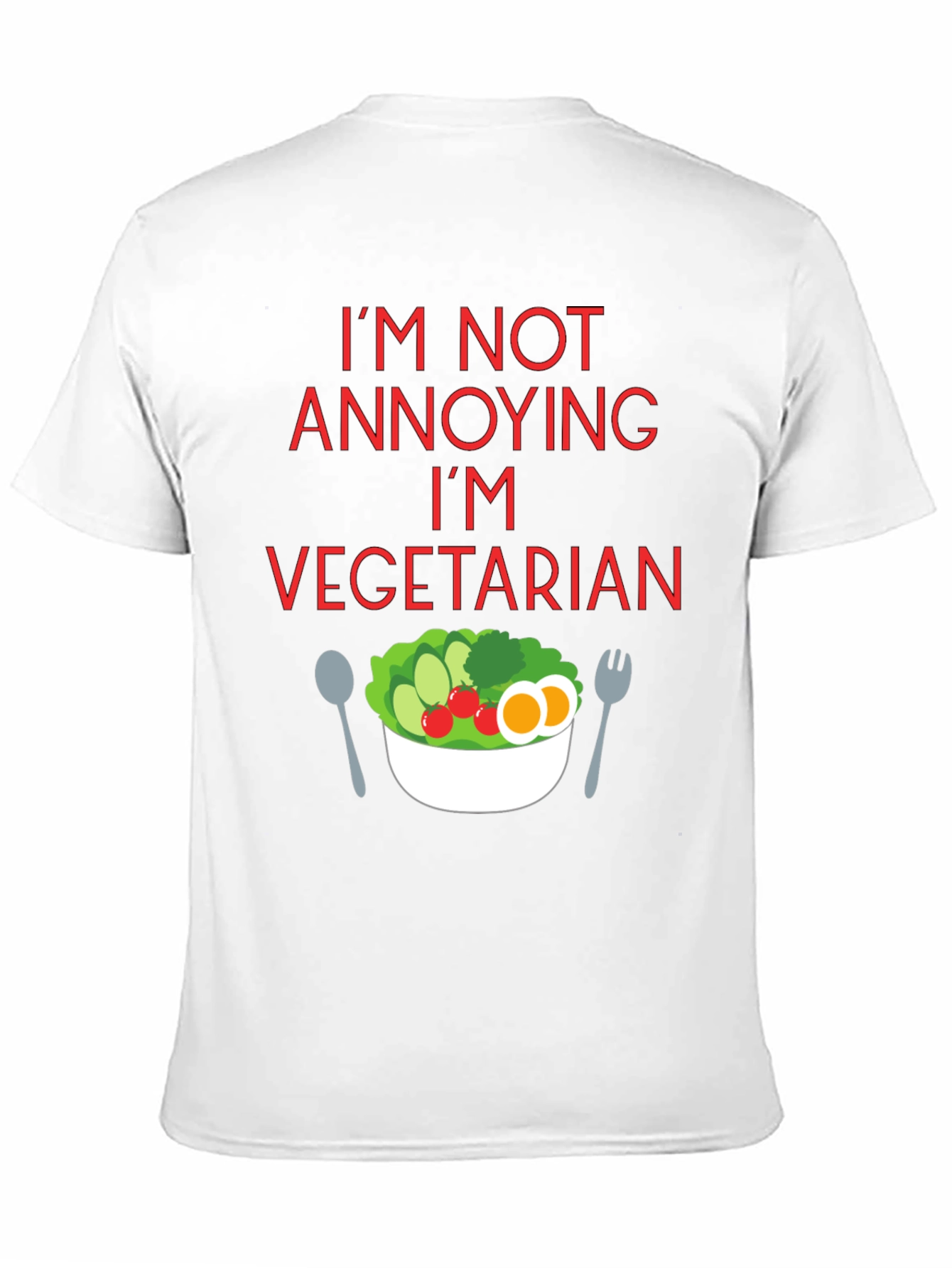 Vegetarian T-Shirt - Funny & Stylish