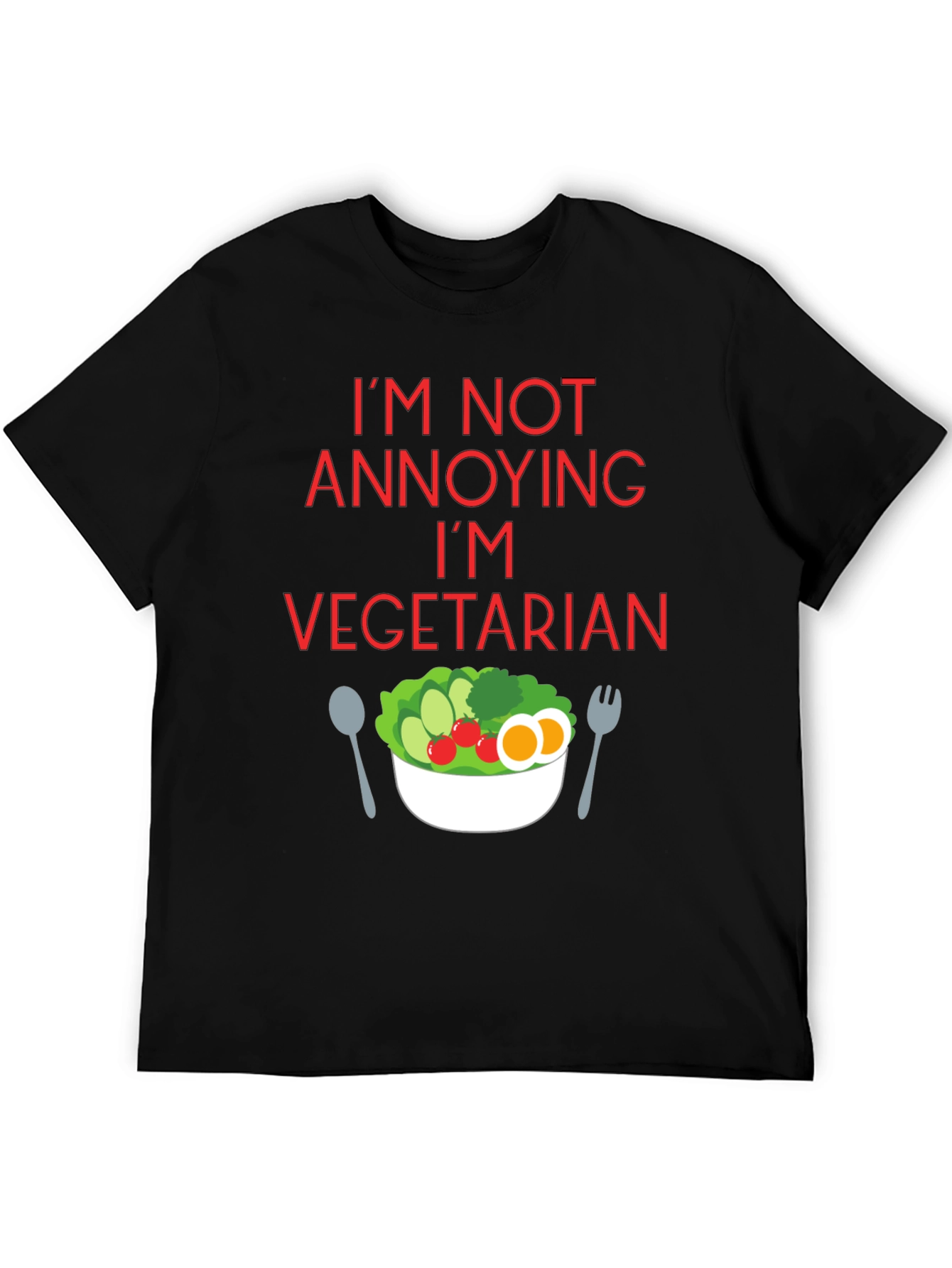 Vegetarian T-Shirt - Funny & Stylish