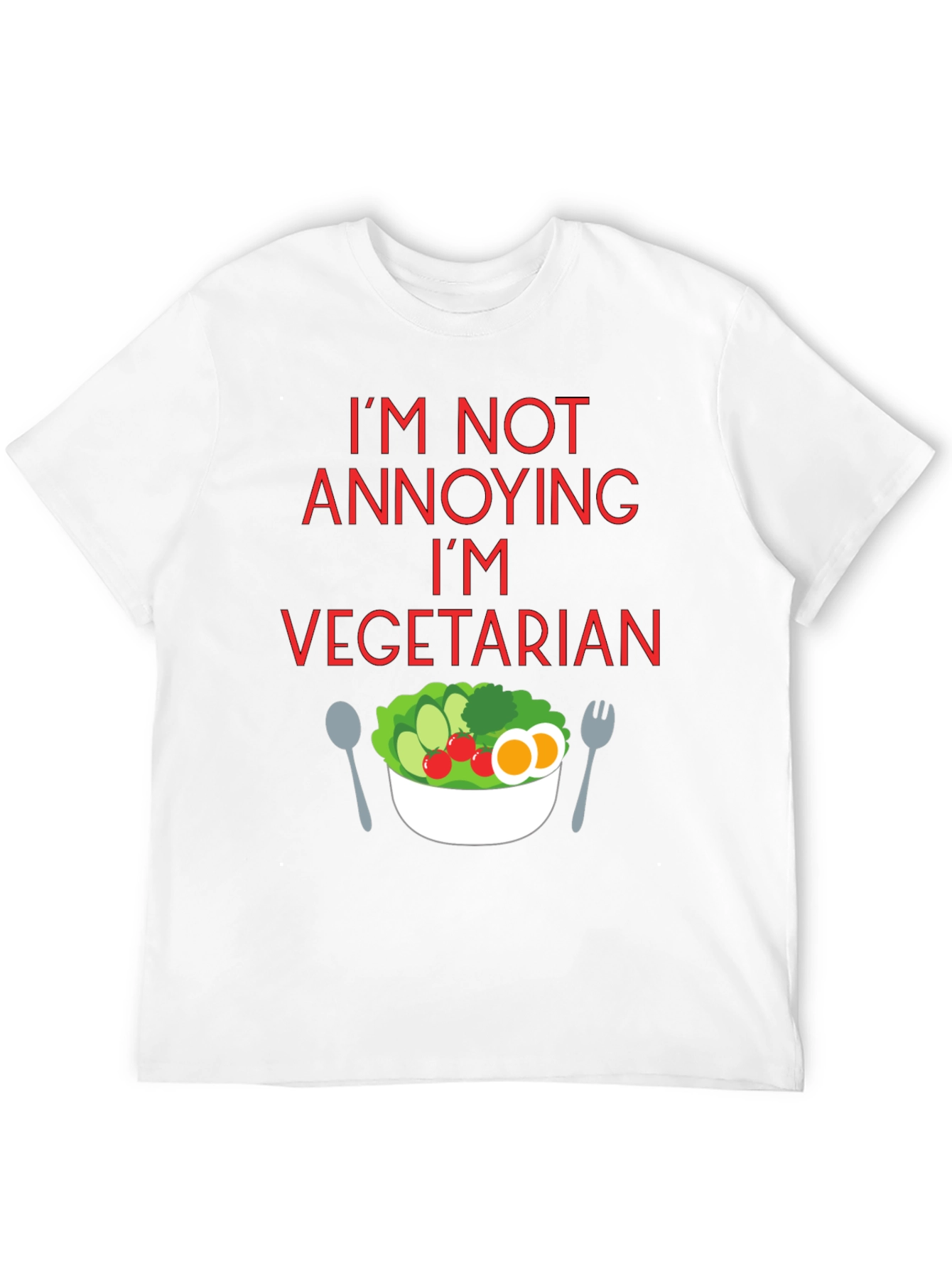 Vegetarian T-Shirt - Funny & Stylish