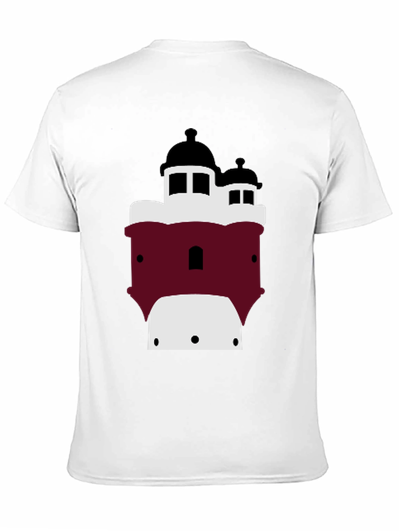 Tower Graphic Tee - Mens Black Cotton T-Shirt