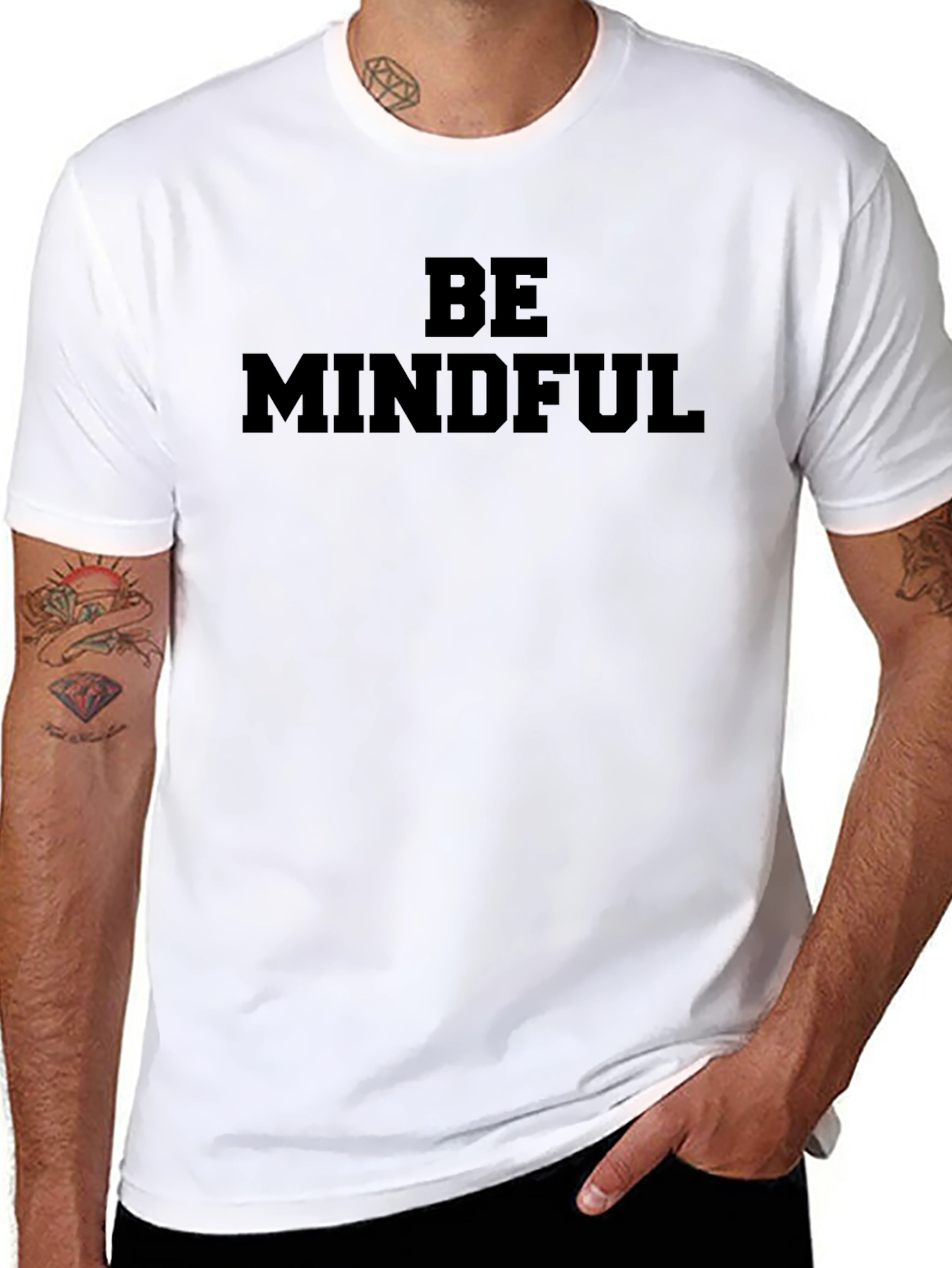 Be Mindful Graphic Tee - Casual Comfort