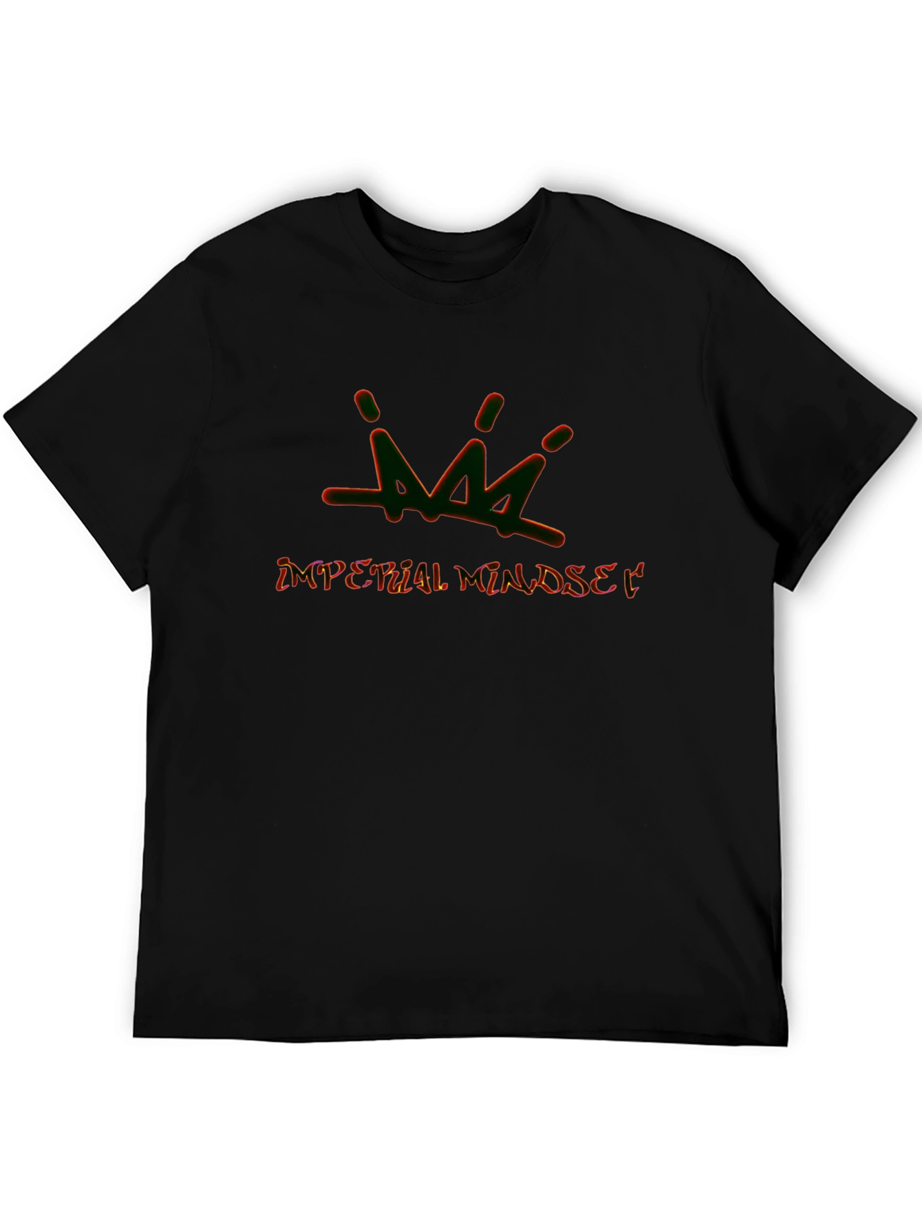 Imperial Mindset Black Graphic T-Shirt