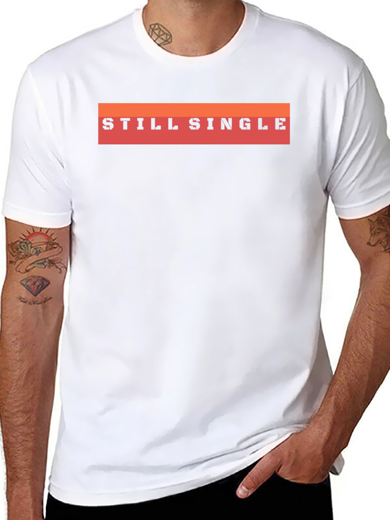 Still Single Graphic T-Shirt - Black Casual Tee