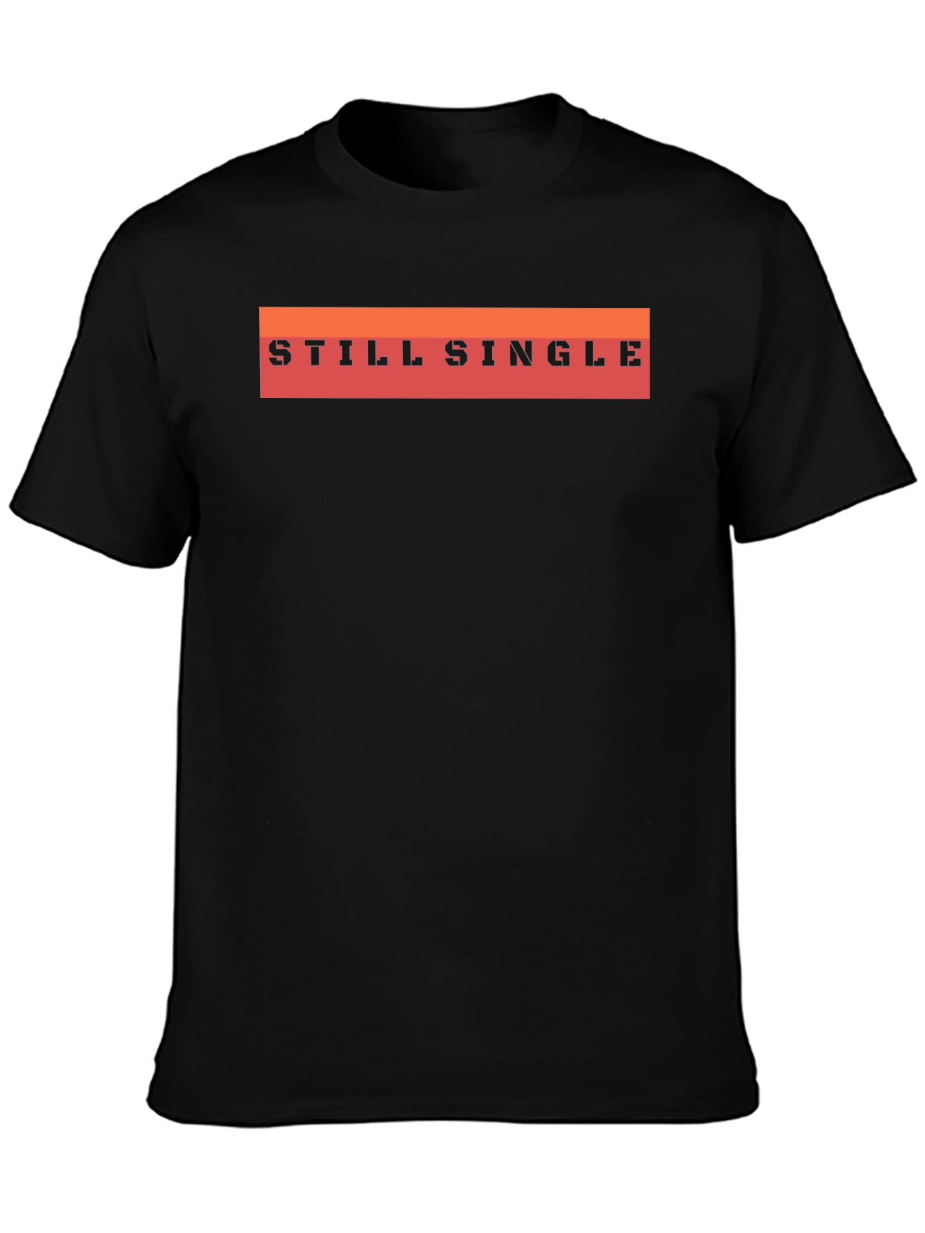 Still Single Graphic T-Shirt - Black Casual Tee