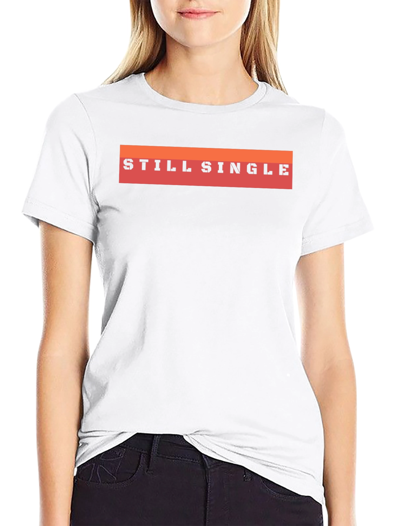 Still Single Graphic T-Shirt - Black Casual Tee
