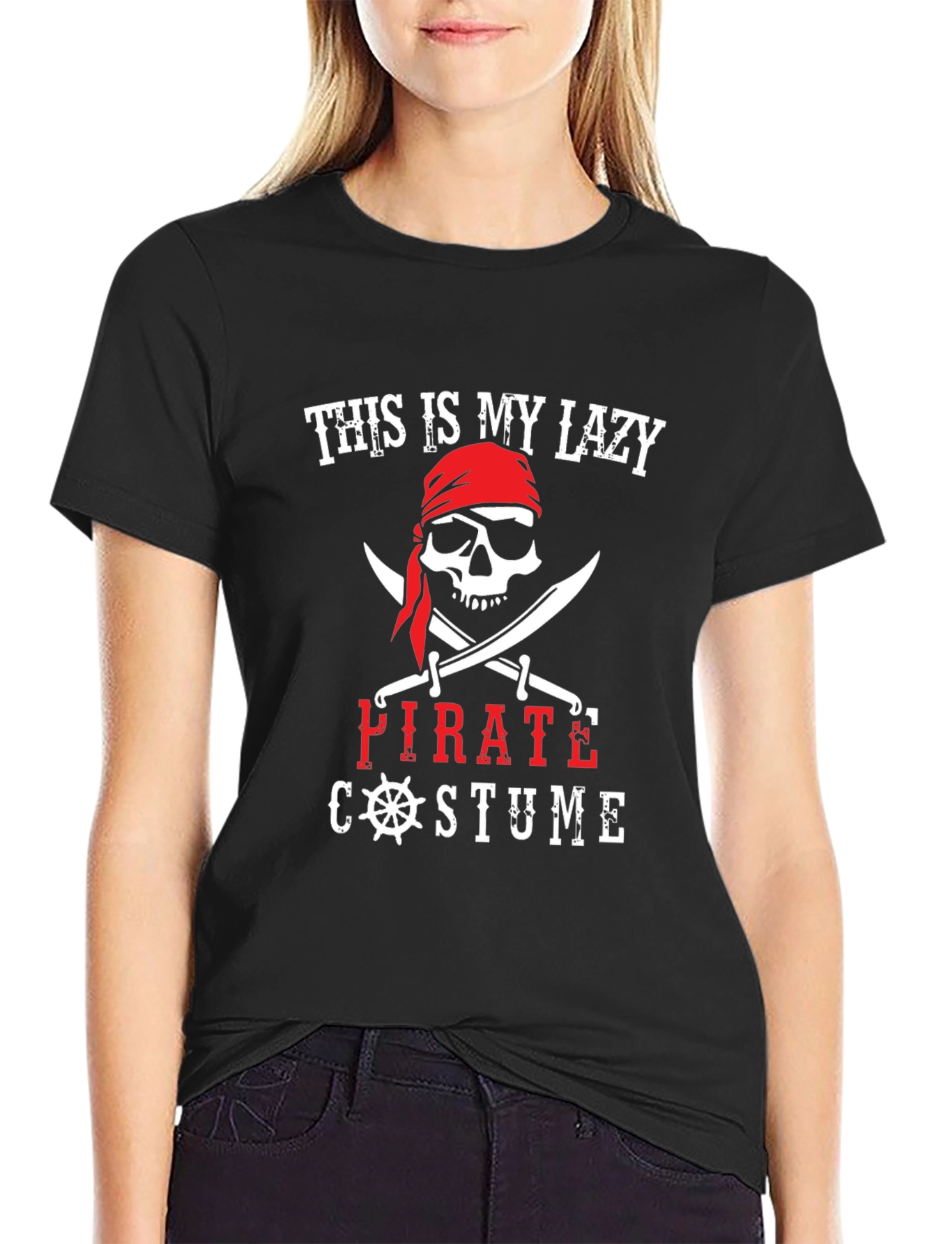 Lazy Pirate Costume T-Shirt