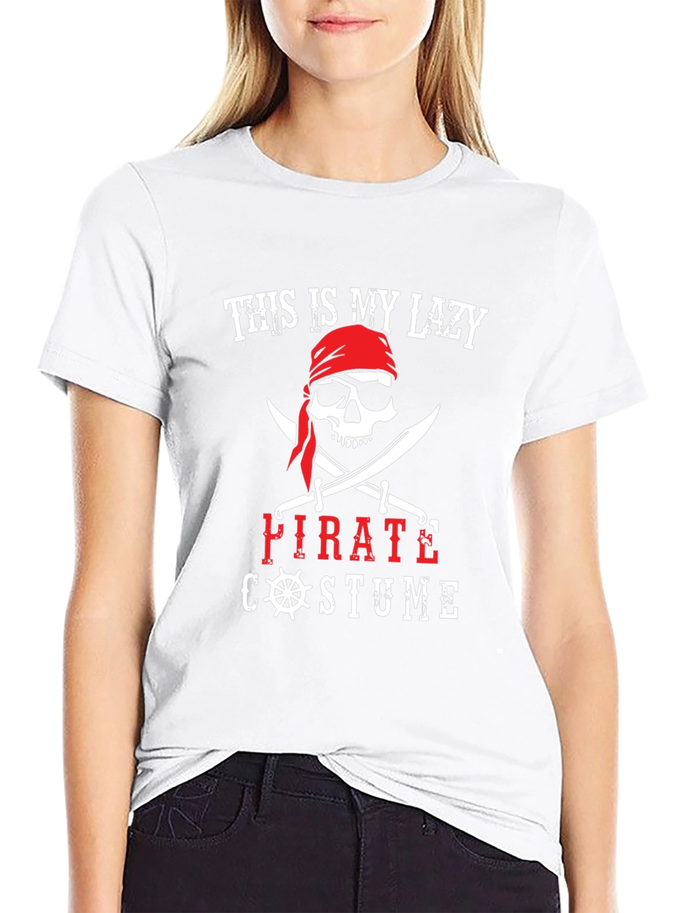 Lazy Pirate Costume T-Shirt