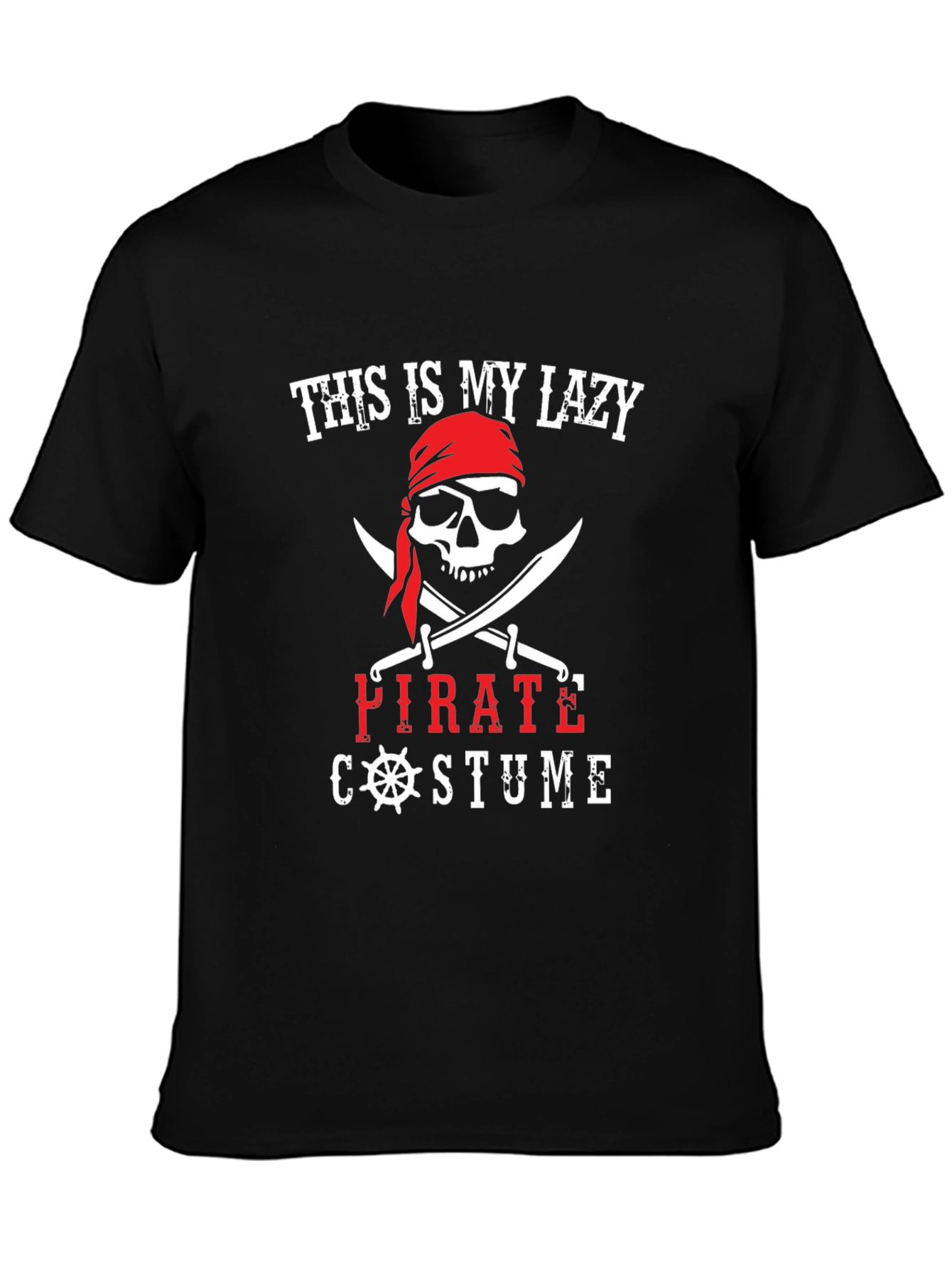 Lazy Pirate Costume T-Shirt