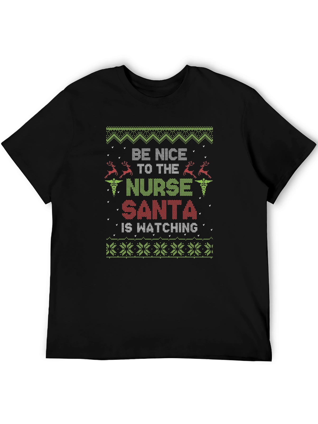 Funny Nurse Christmas Sweater T-Shirt