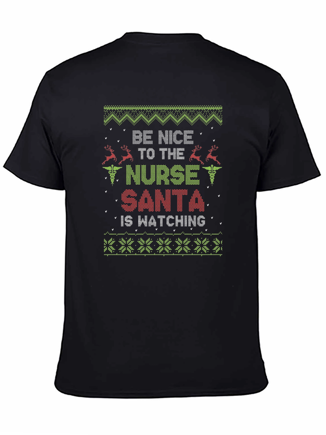 Funny Nurse Christmas Sweater T-Shirt