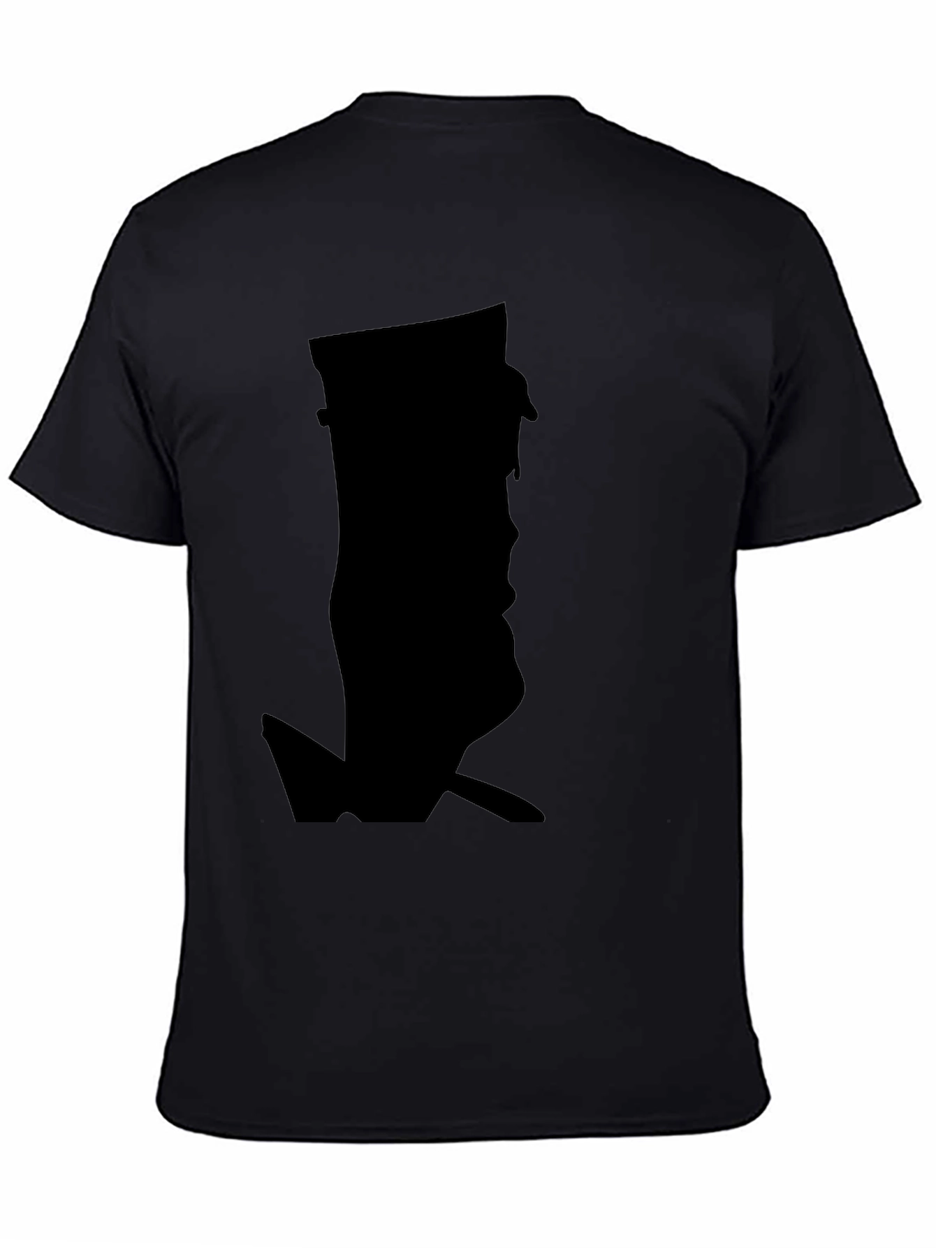 Silhouette Graphic Black Tee