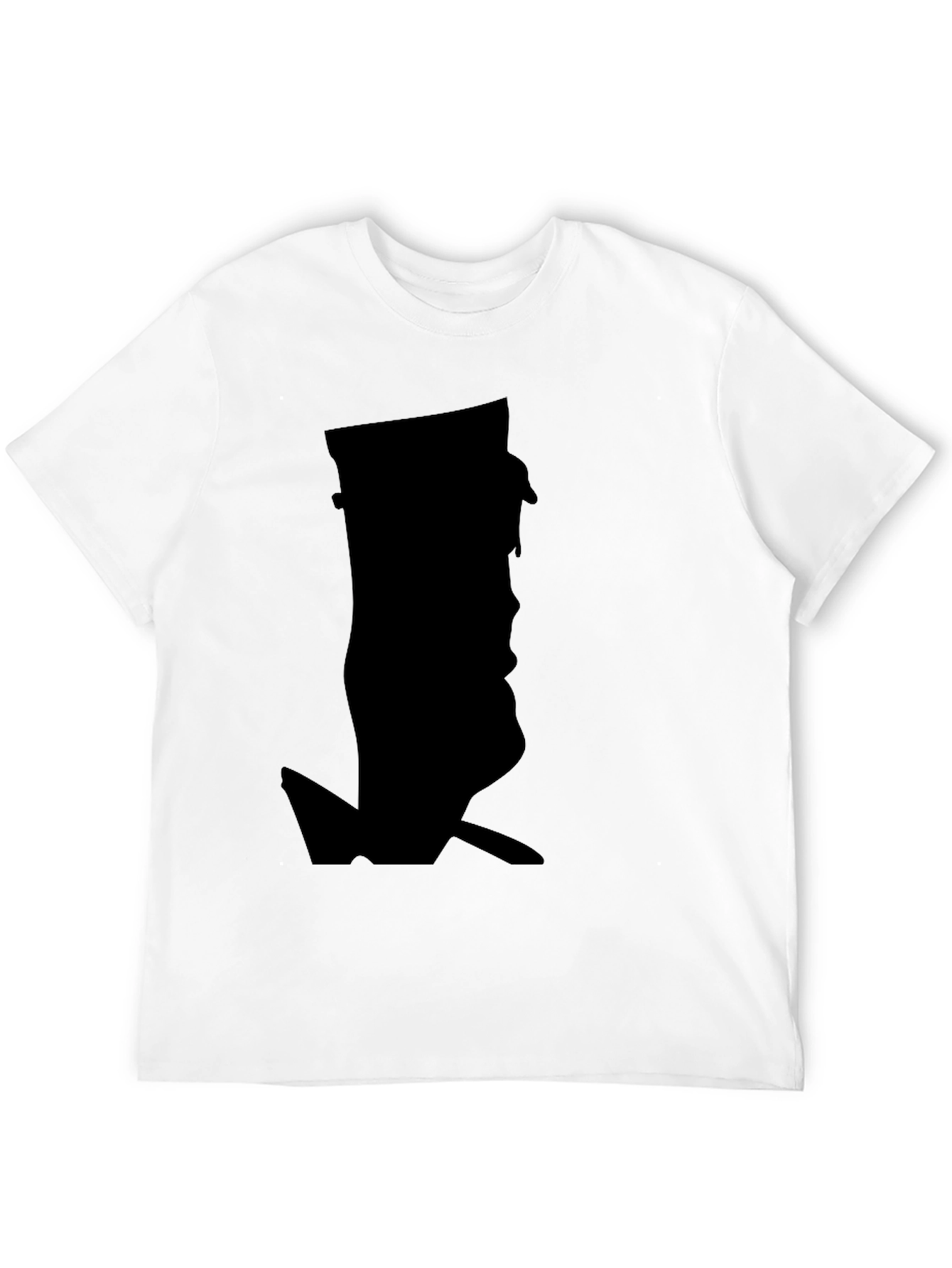 Silhouette Graphic Black Tee