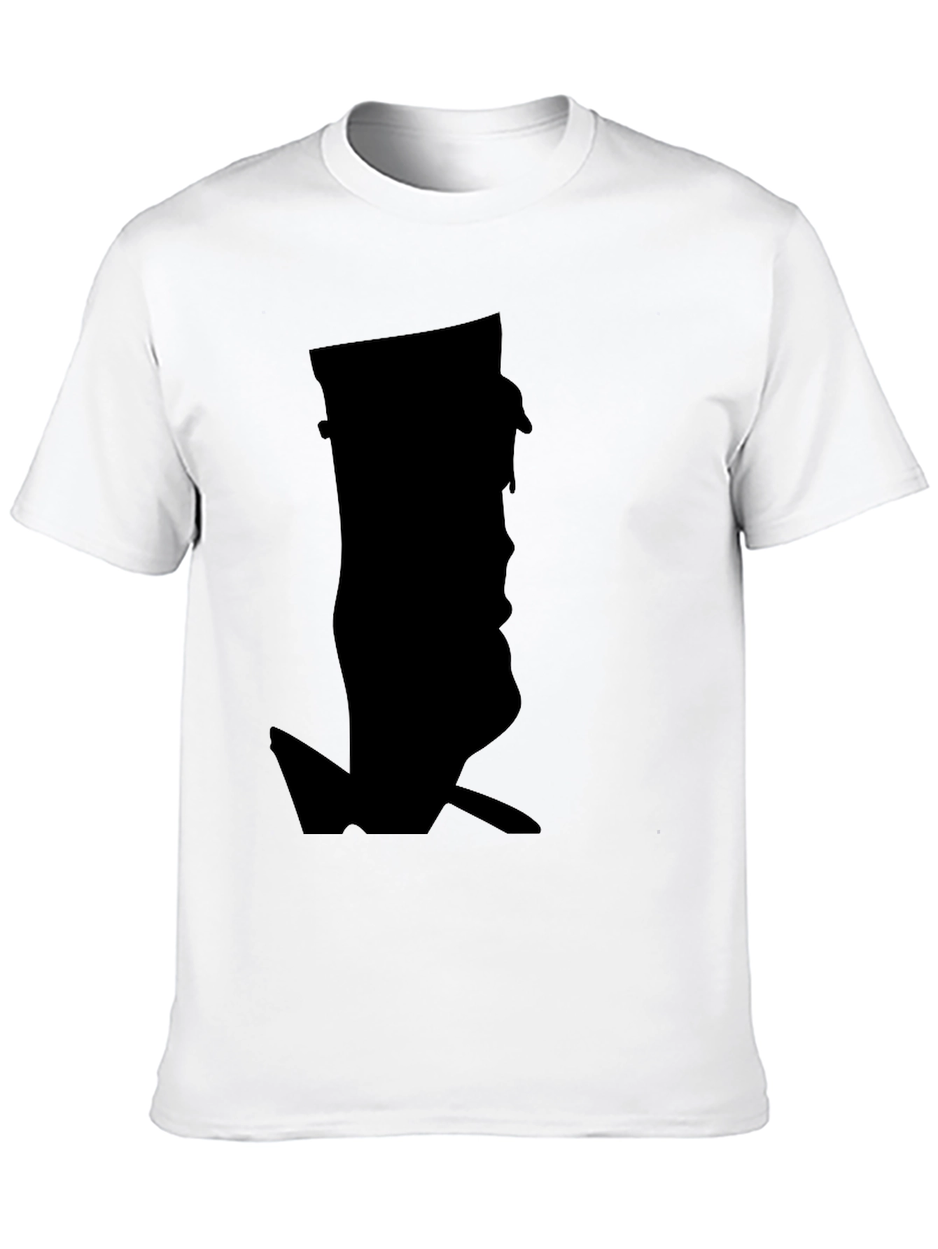 Silhouette Graphic Black Tee