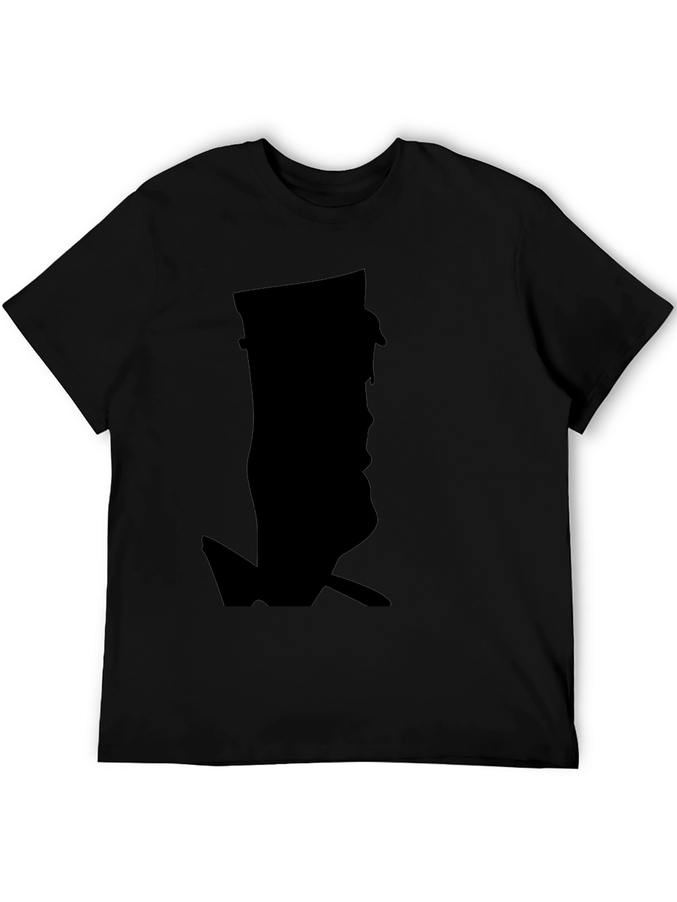 Silhouette Graphic Black Tee