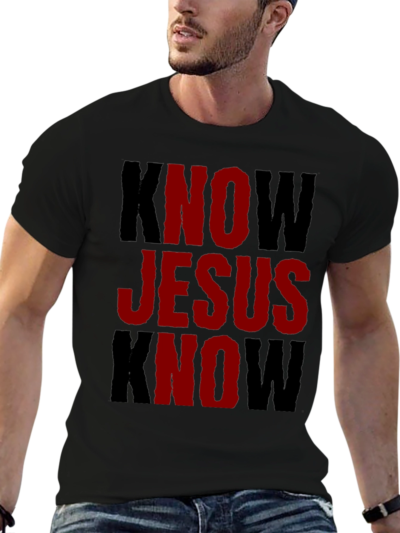 Know Jesus Graphic Tee | Religious T-Shirt