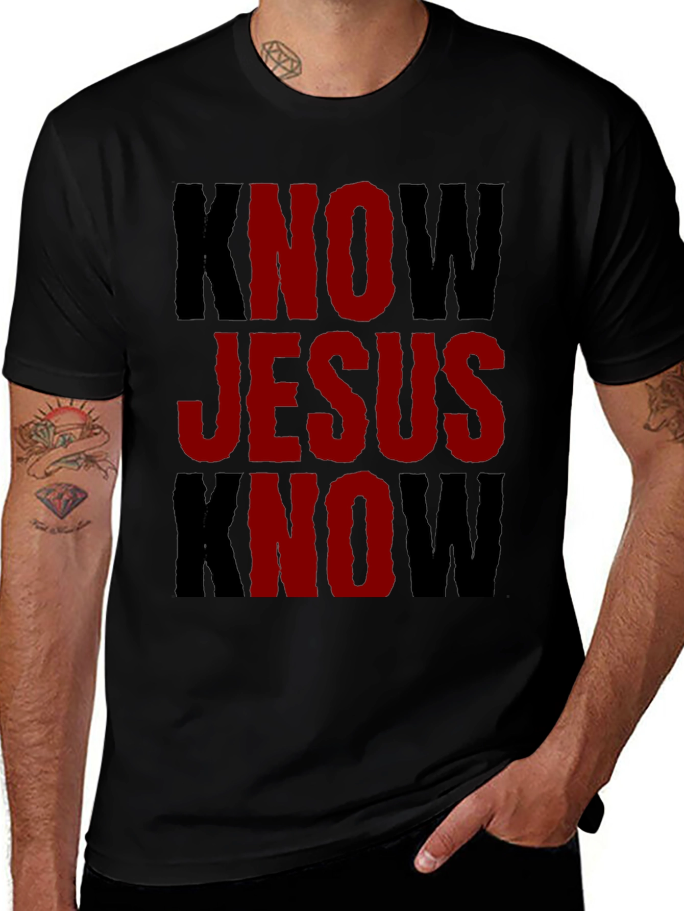 Know Jesus Graphic Tee | Religious T-Shirt