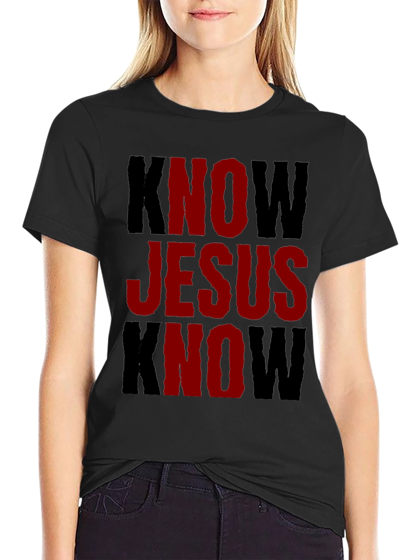 Know Jesus Graphic Tee | Religious T-Shirt