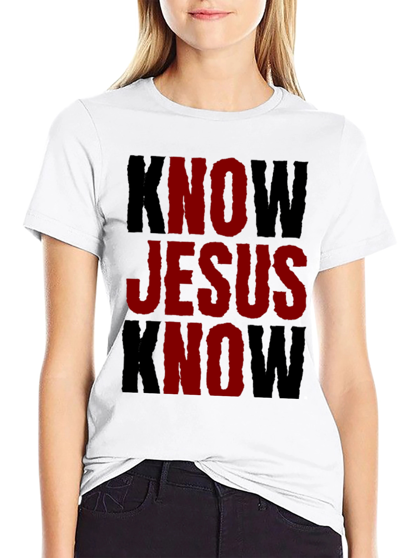Know Jesus Graphic Tee | Religious T-Shirt
