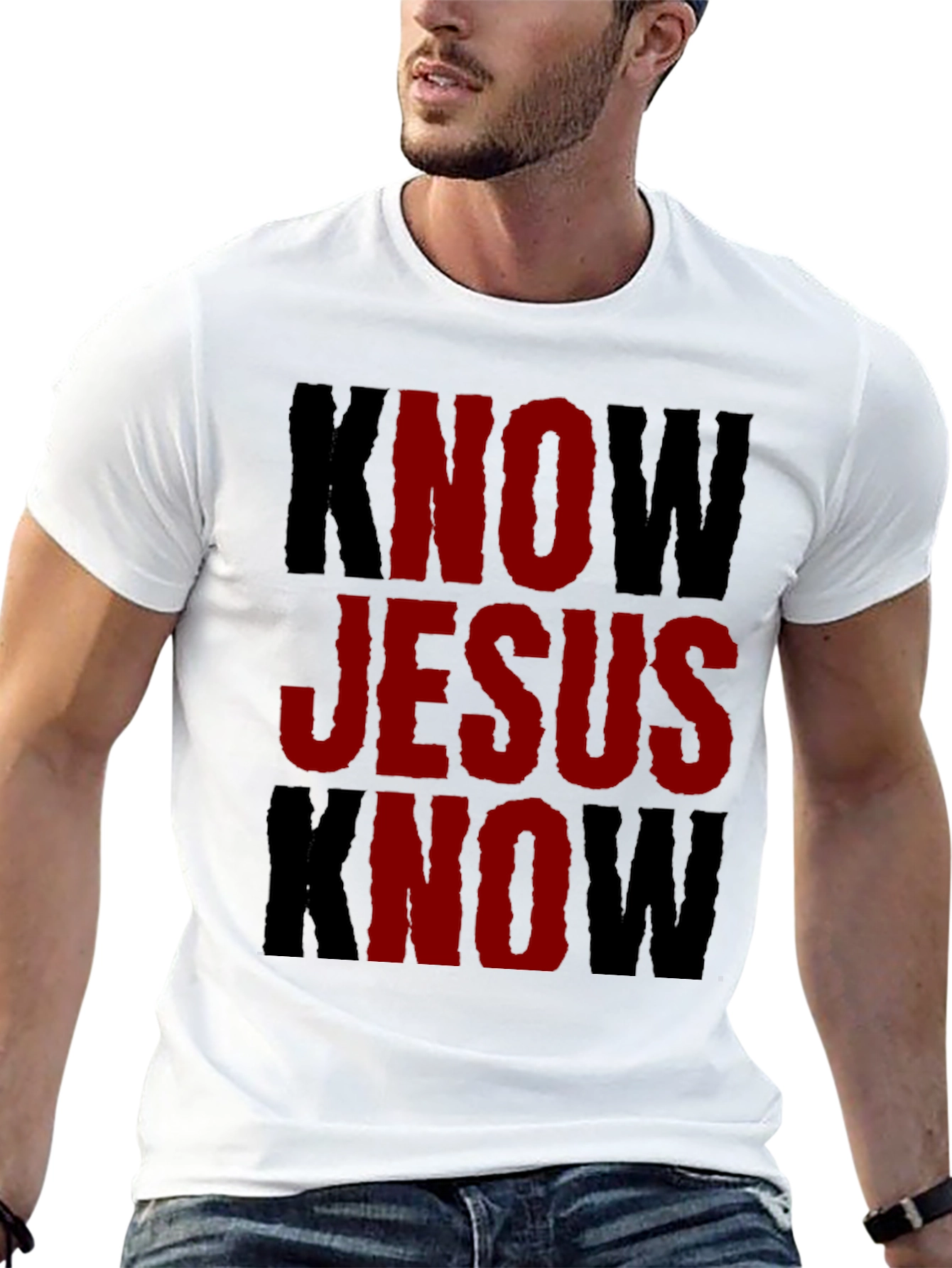 Know Jesus Graphic Tee | Religious T-Shirt