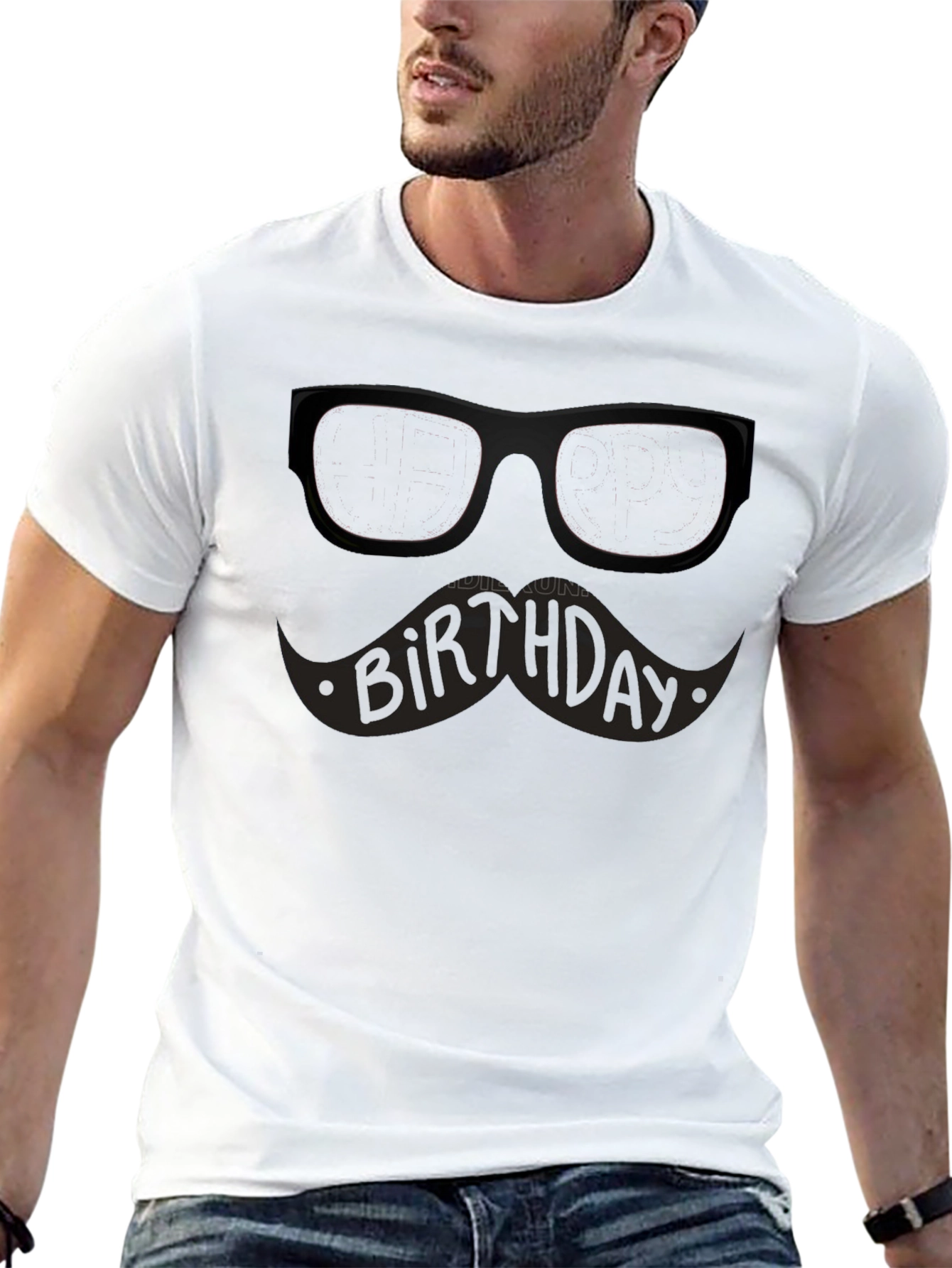 Birthday Mustache T-Shirt