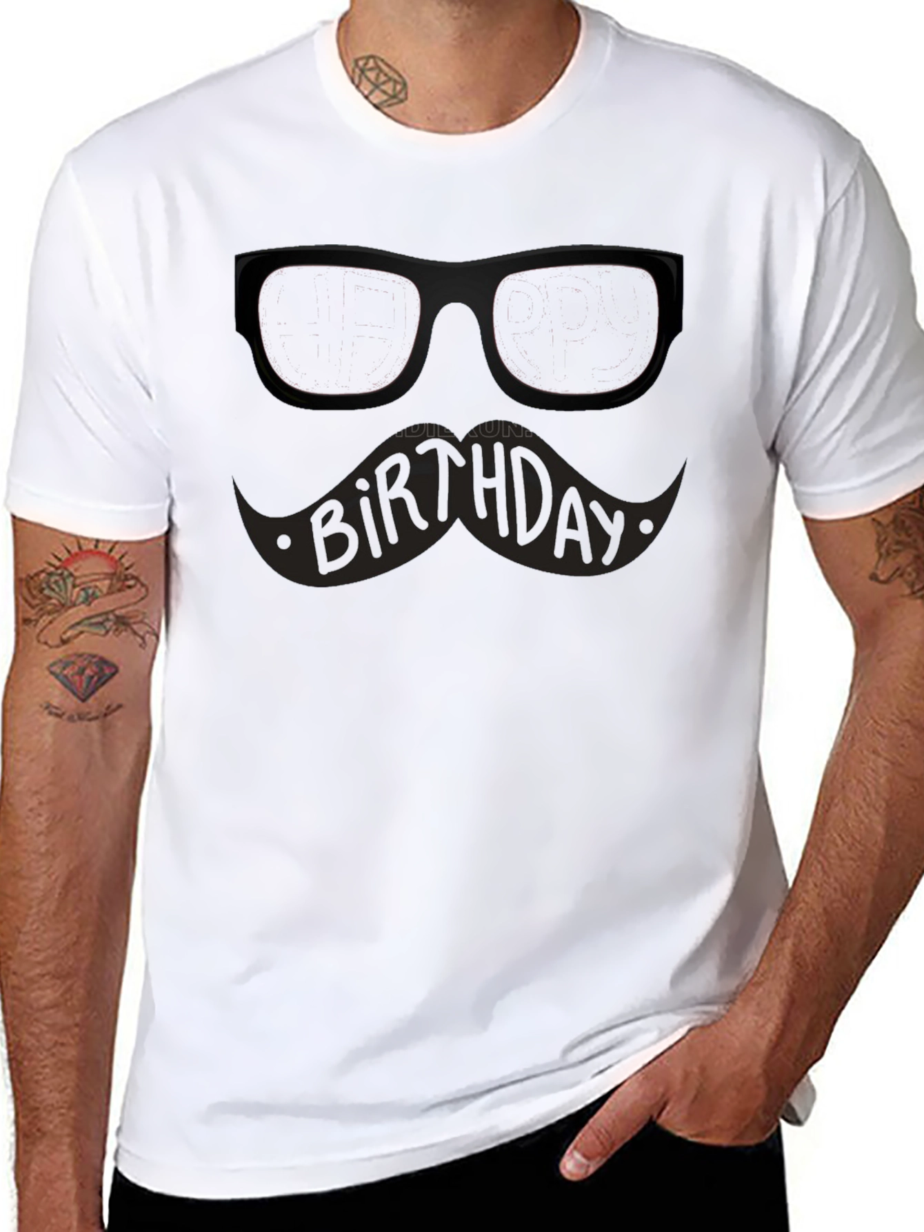 Birthday Mustache T-Shirt