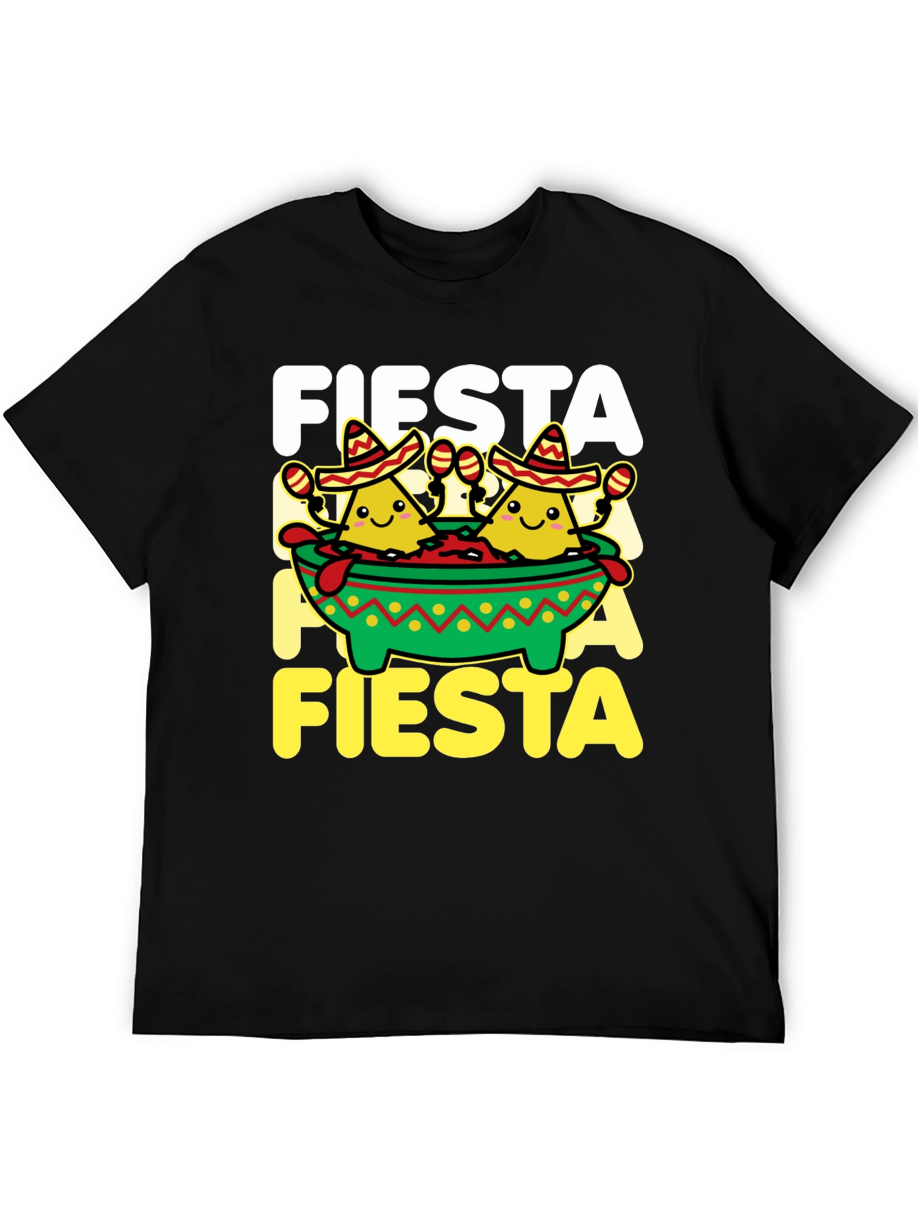 Fiesta T-Shirt Nacho Sombrero Cinco de Mayo