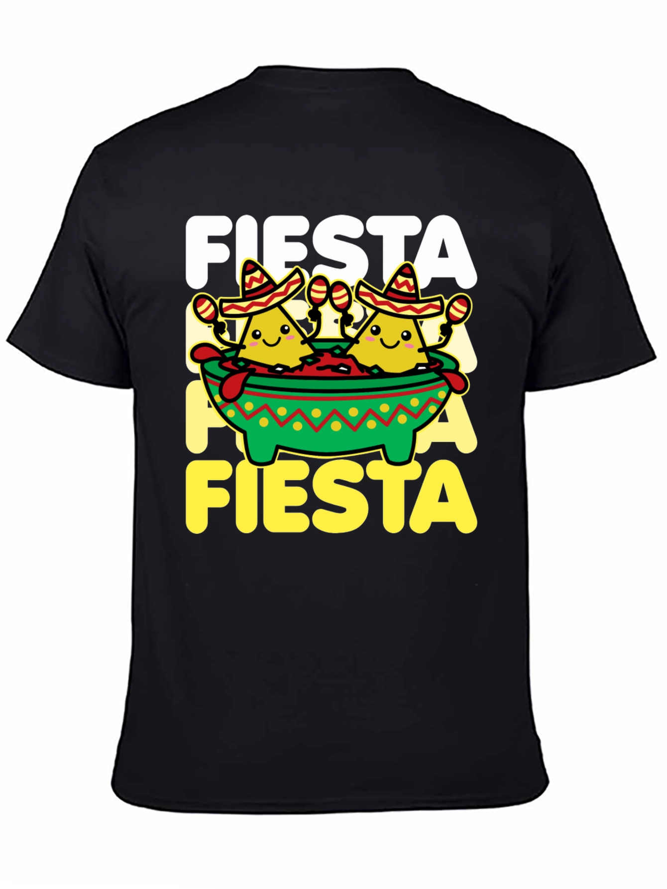 Fiesta T-Shirt Nacho Sombrero Cinco de Mayo