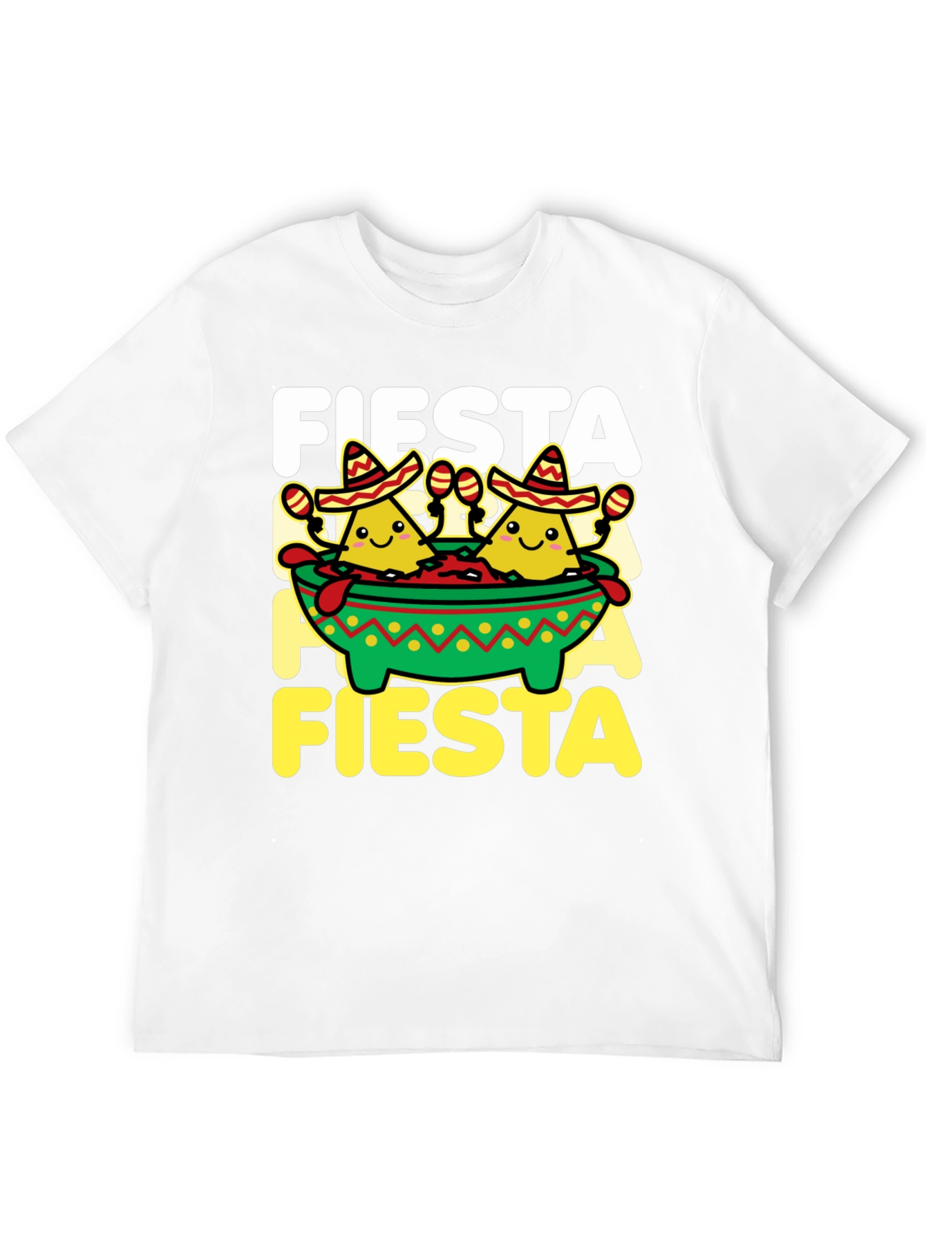 Fiesta T-Shirt Nacho Sombrero Cinco de Mayo