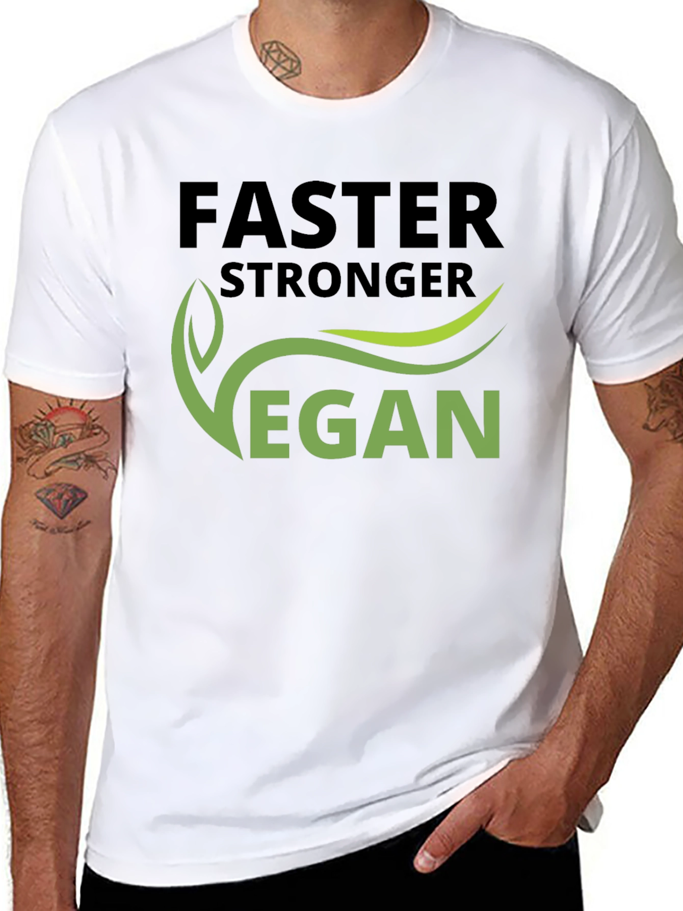 Faster Stronger Vegan T-Shirt