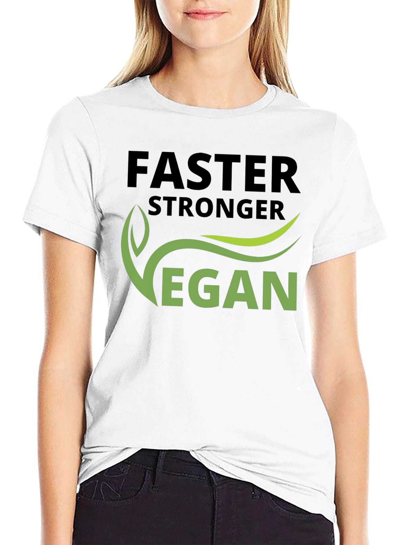 Faster Stronger Vegan T-Shirt