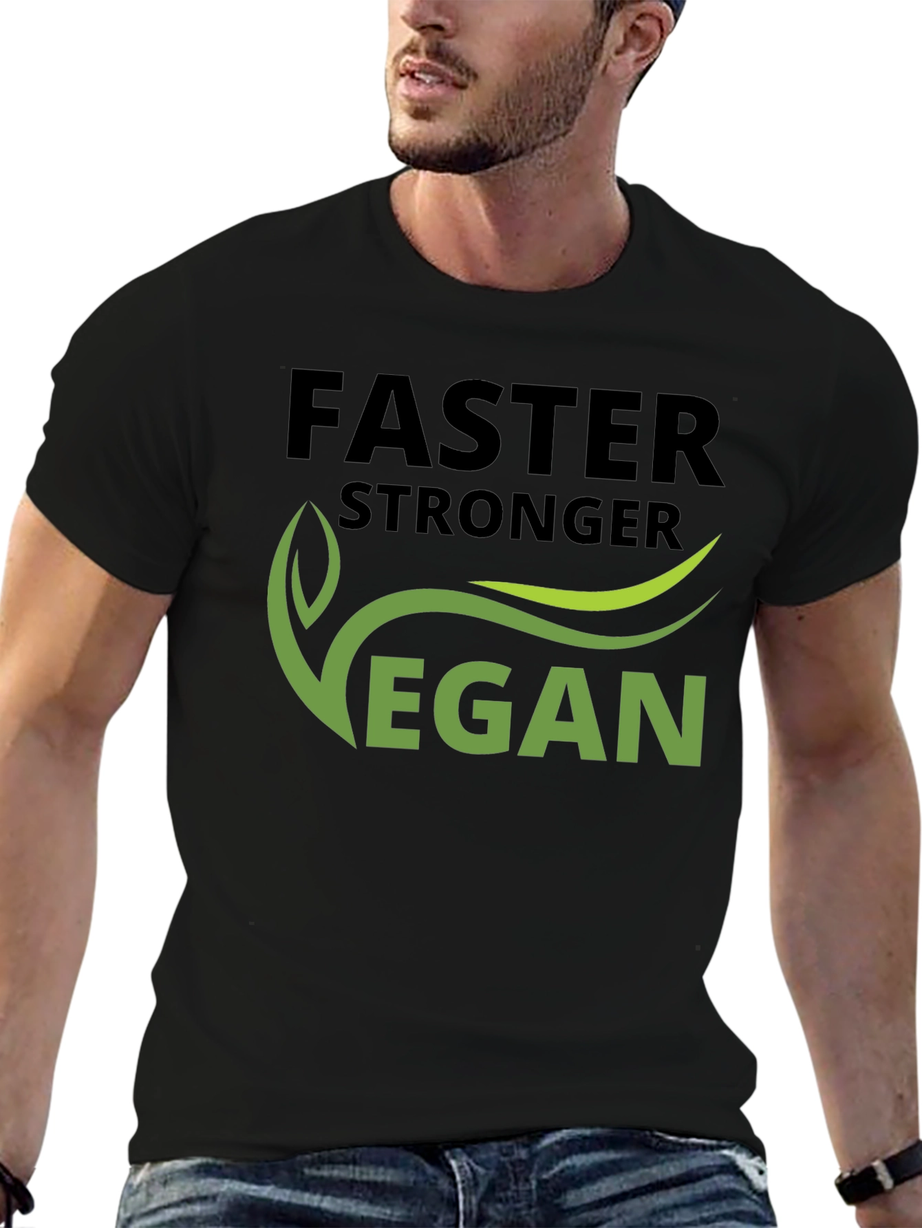 Faster Stronger Vegan T-Shirt