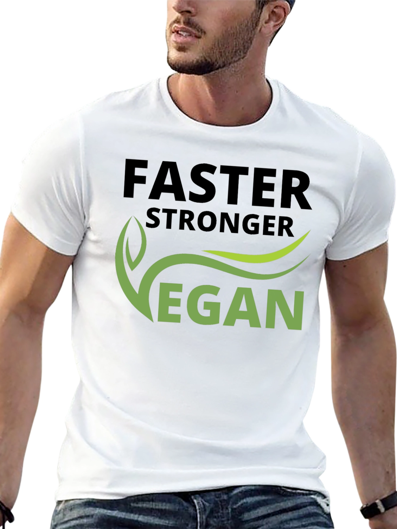 Faster Stronger Vegan T-Shirt