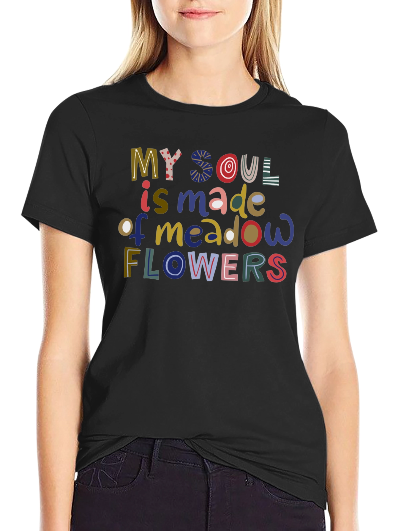 My Soul Is Made Of Meadow Flowers Graphic T-Shirt