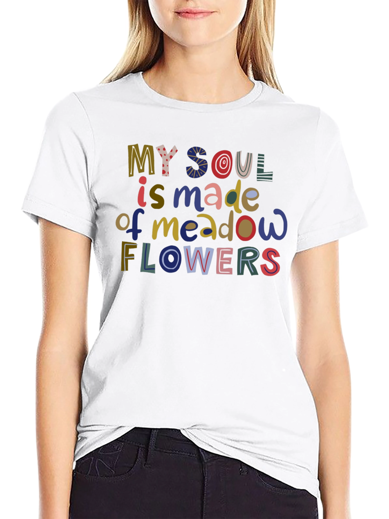My Soul Is Made Of Meadow Flowers Graphic T-Shirt