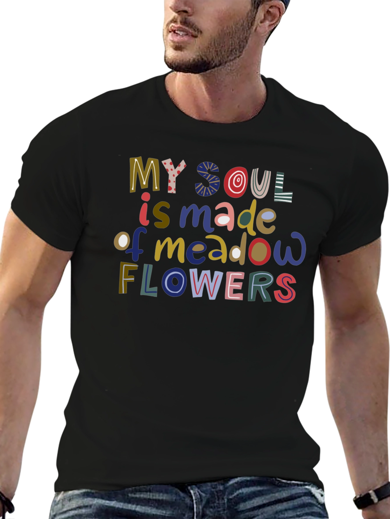 My Soul Is Made Of Meadow Flowers Graphic T-Shirt