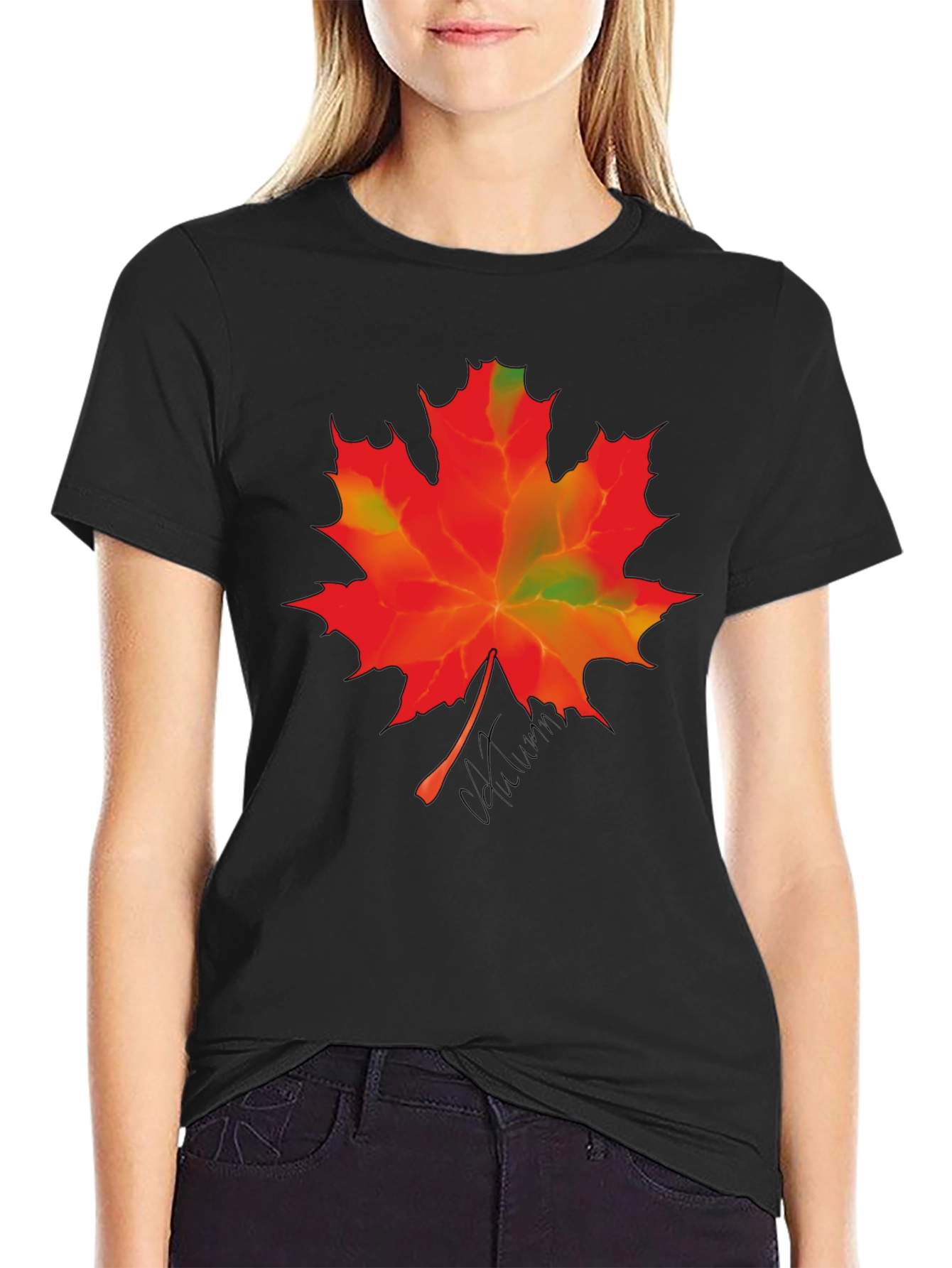 Maple Leaf Graphic T-Shirt