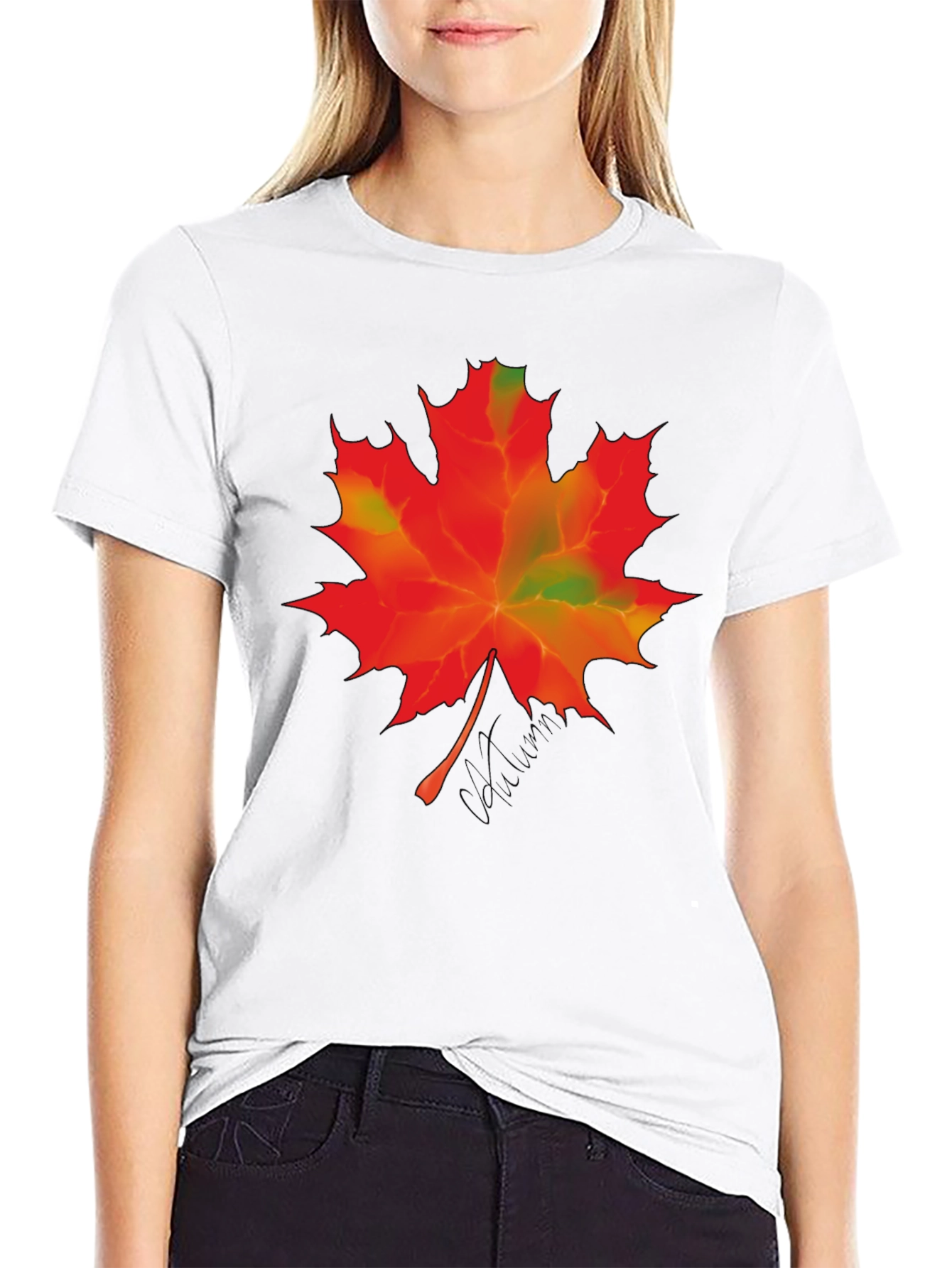 Maple Leaf Graphic T-Shirt