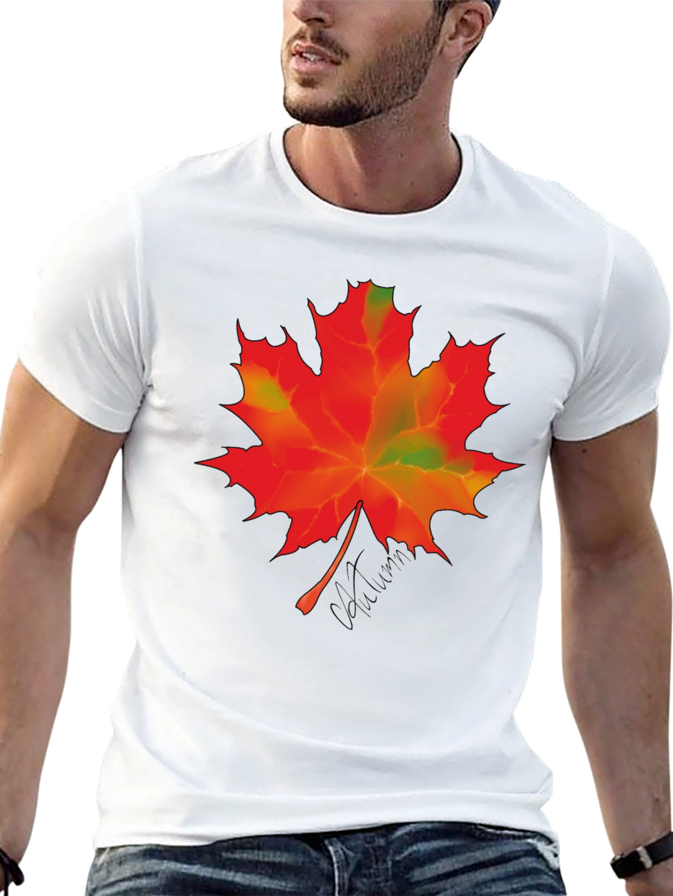 Maple Leaf Graphic T-Shirt