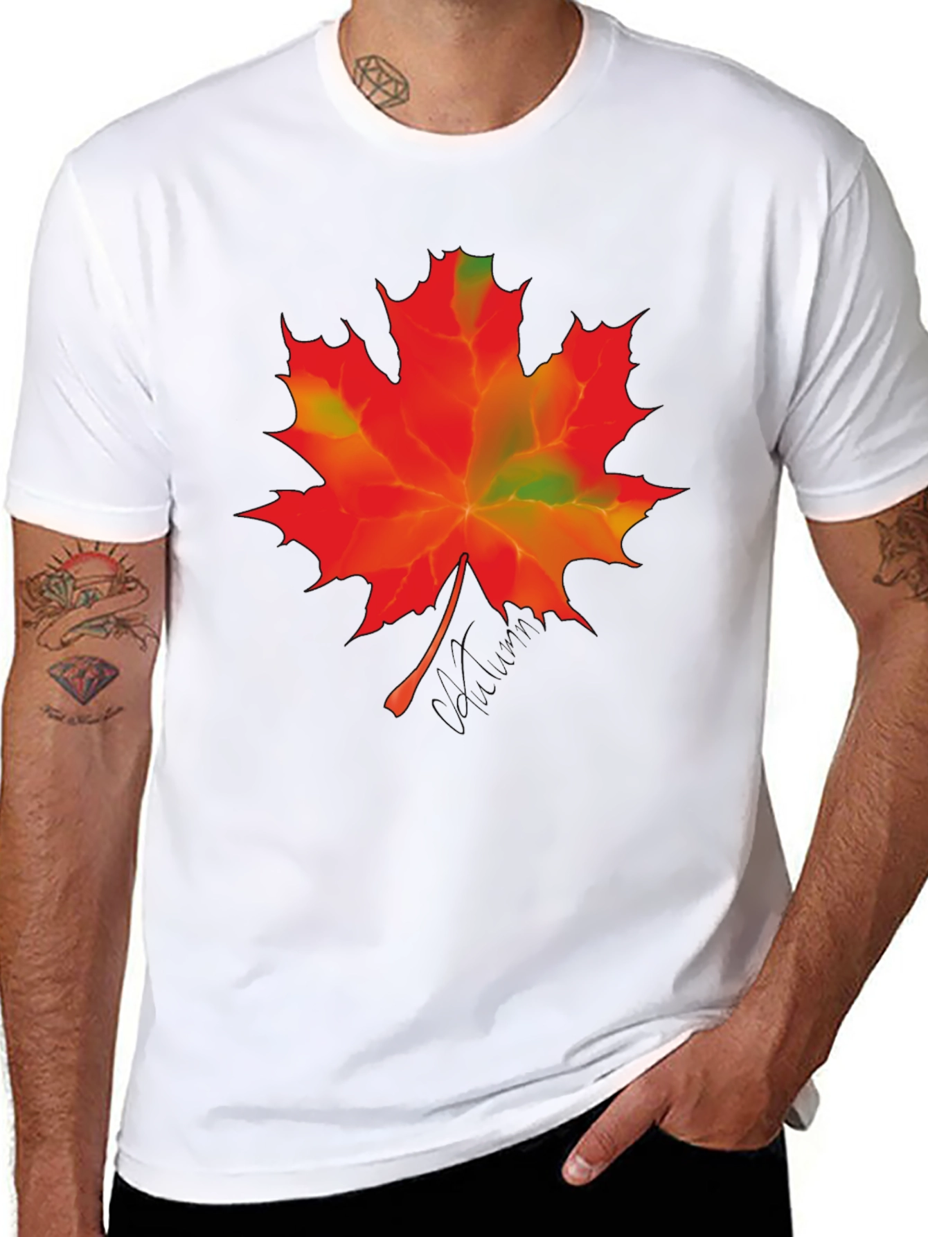 Maple Leaf Graphic T-Shirt
