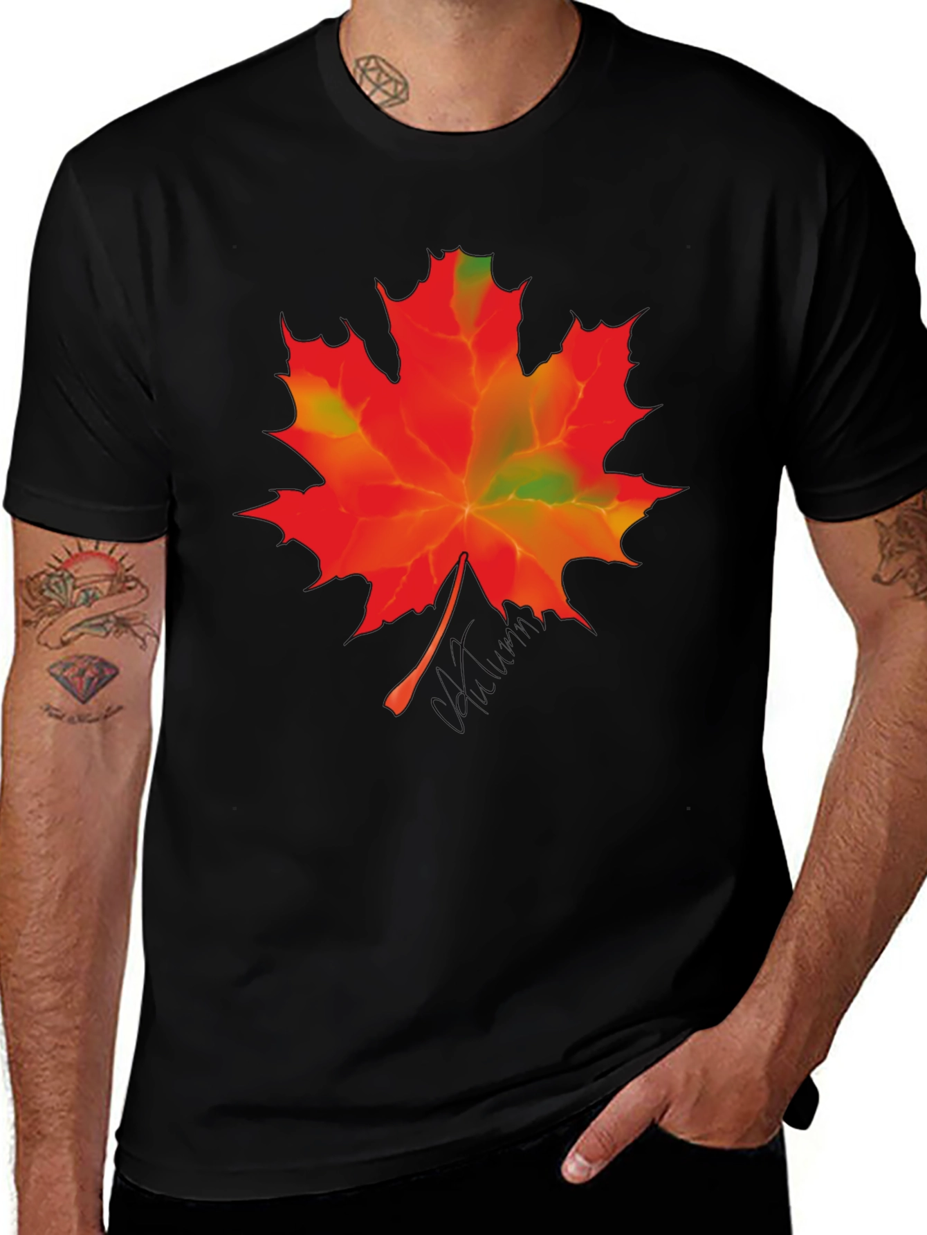 Maple Leaf Graphic T-Shirt