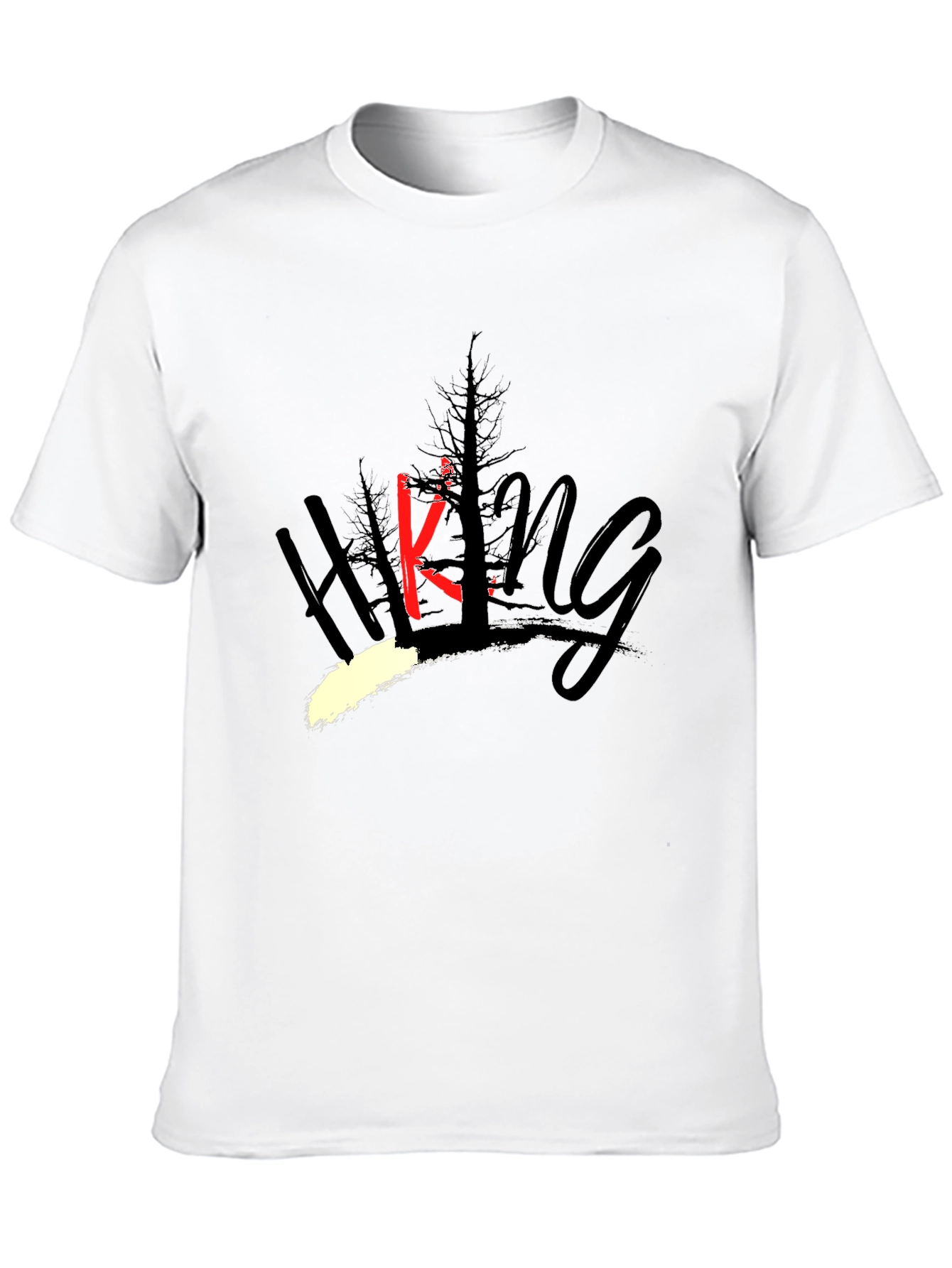 Hiking Graphic T-Shirt - Mens Black Tee