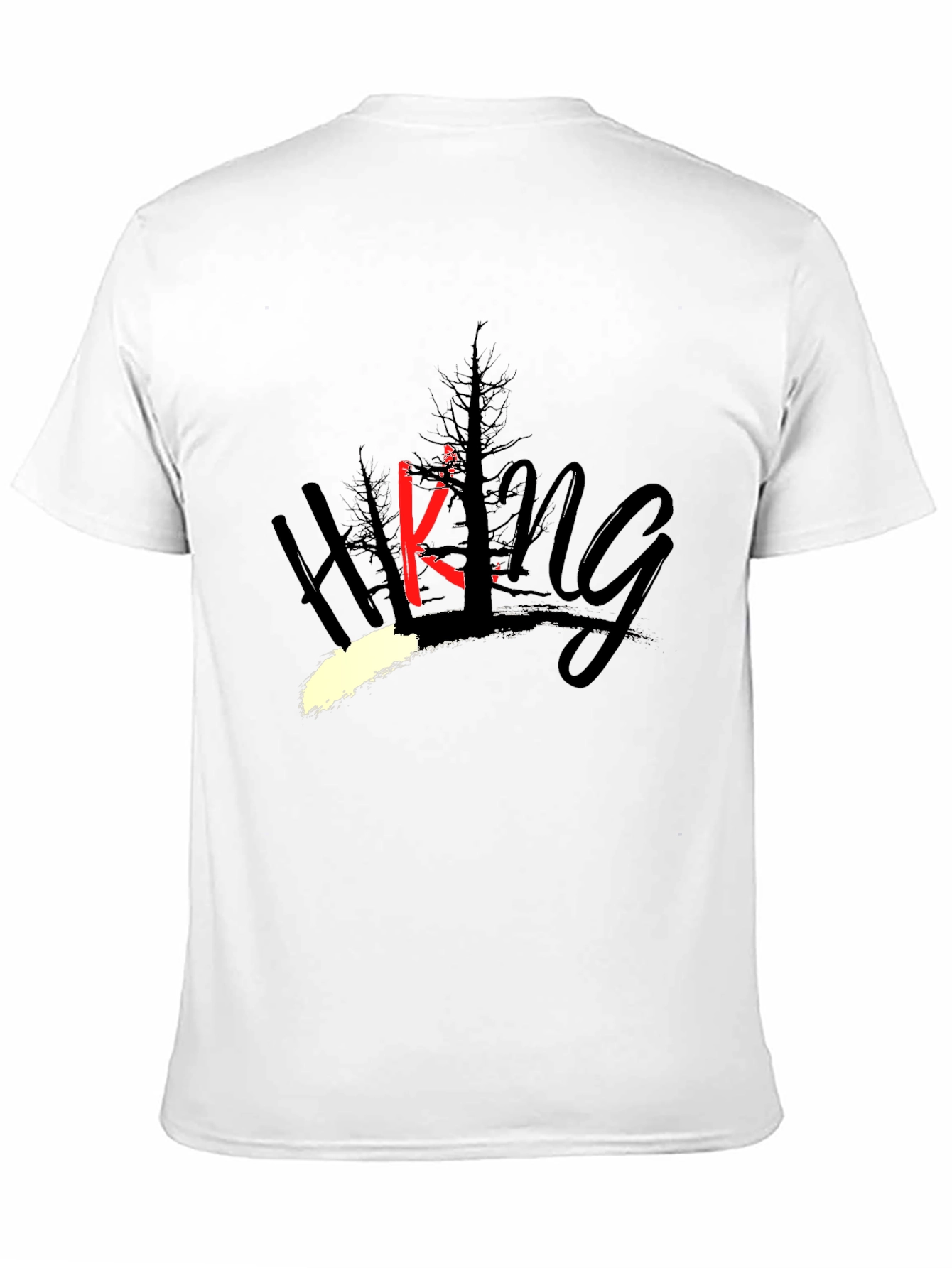 Hiking Graphic T-Shirt - Mens Black Tee