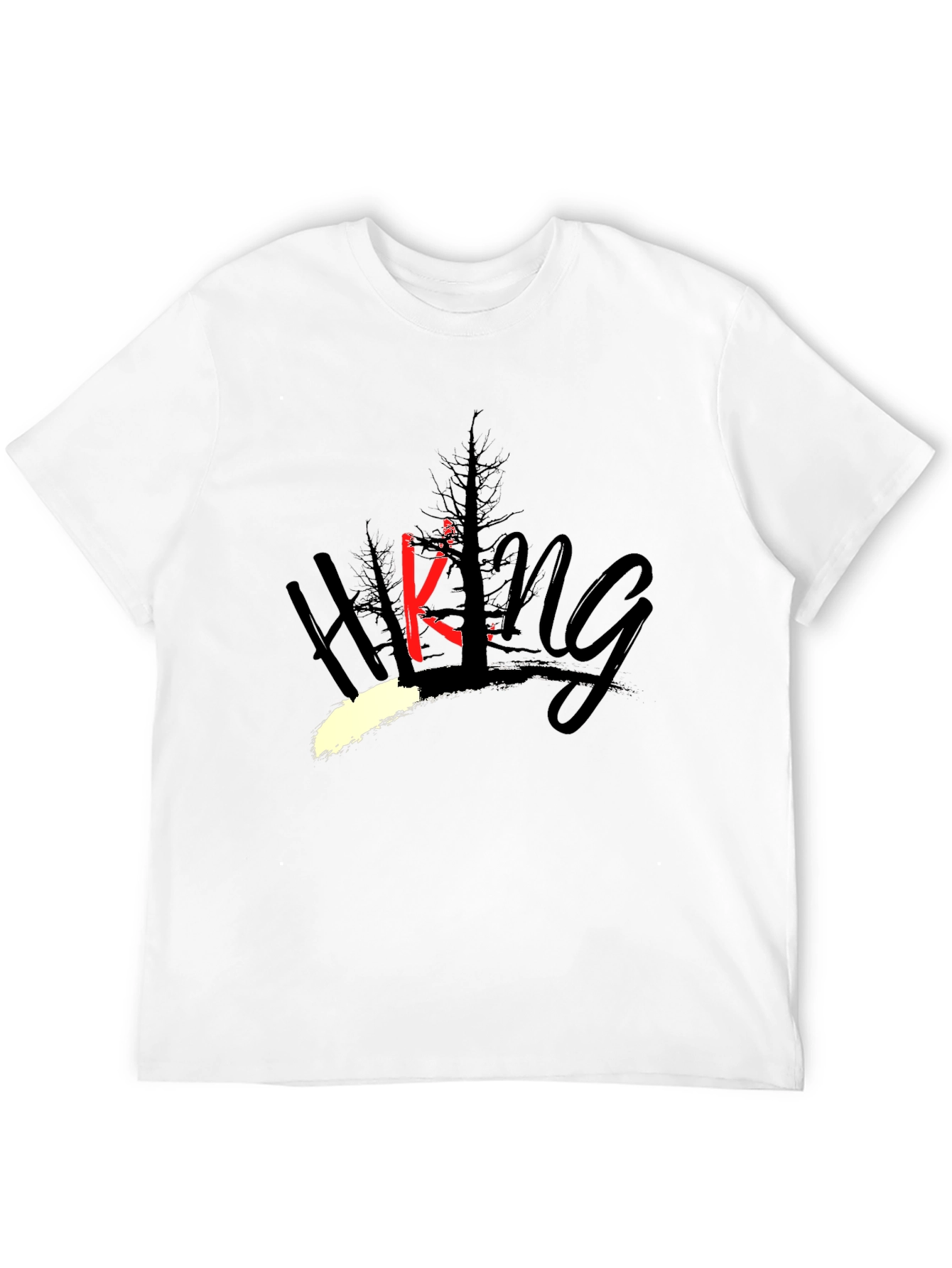 Hiking Graphic T-Shirt - Mens Black Tee
