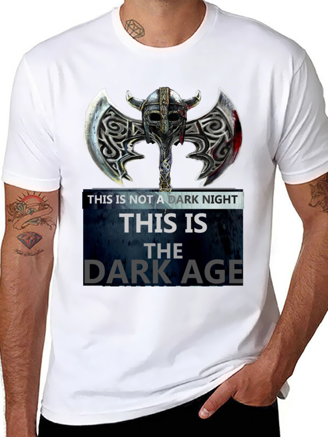 Dark Age Viking Axe T-Shirt