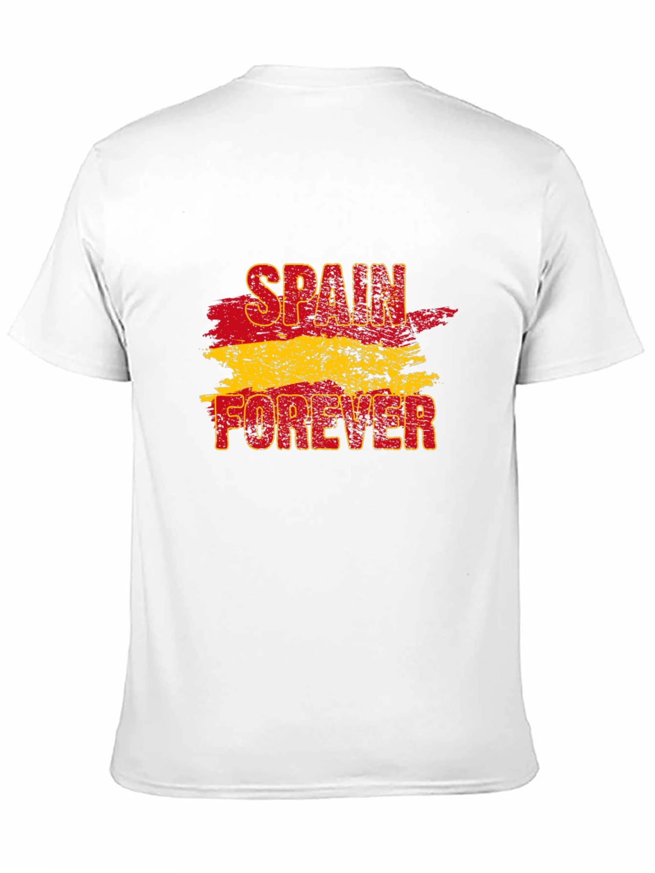Spain Forever Graphic Tee - Black Cotton T-Shirt