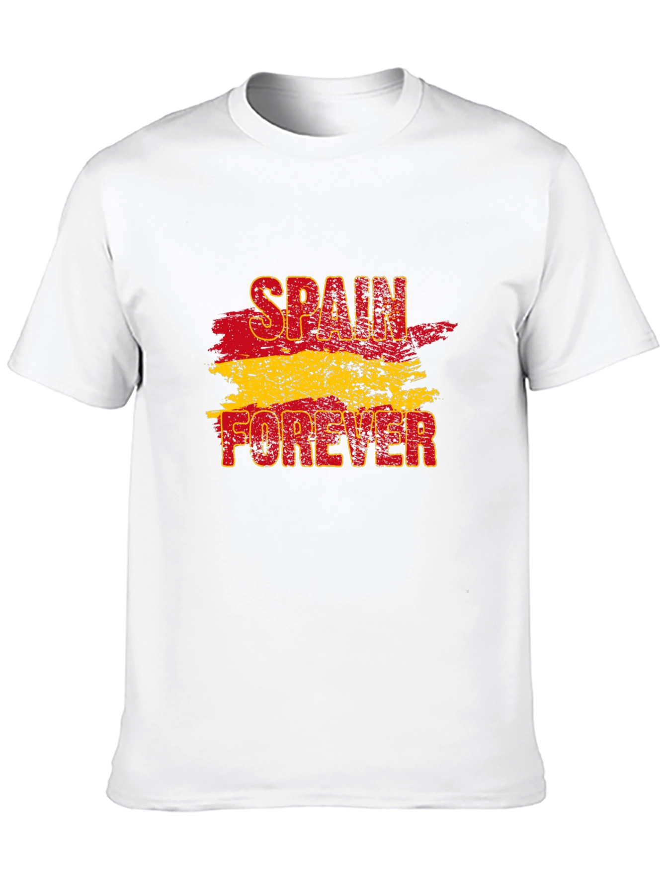 Spain Forever Graphic Tee - Black Cotton T-Shirt