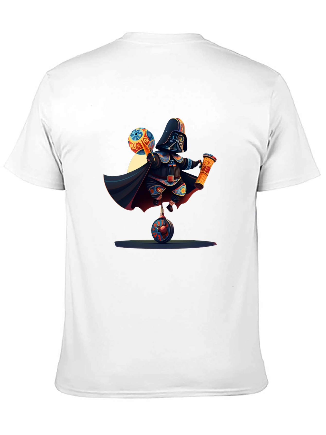 Darth Vader Unicycle T-Shirt - Black
